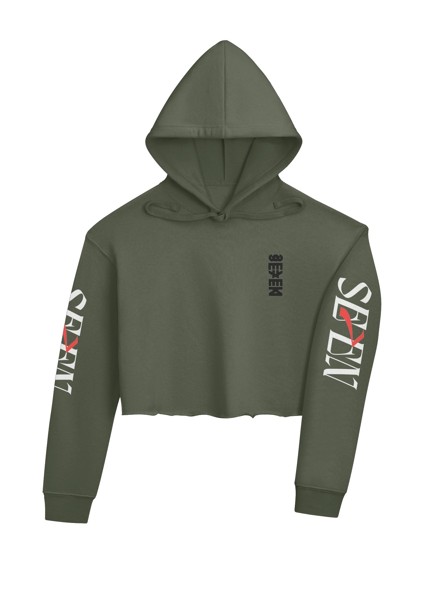 SE7EN Crop Hoodie product image (12)