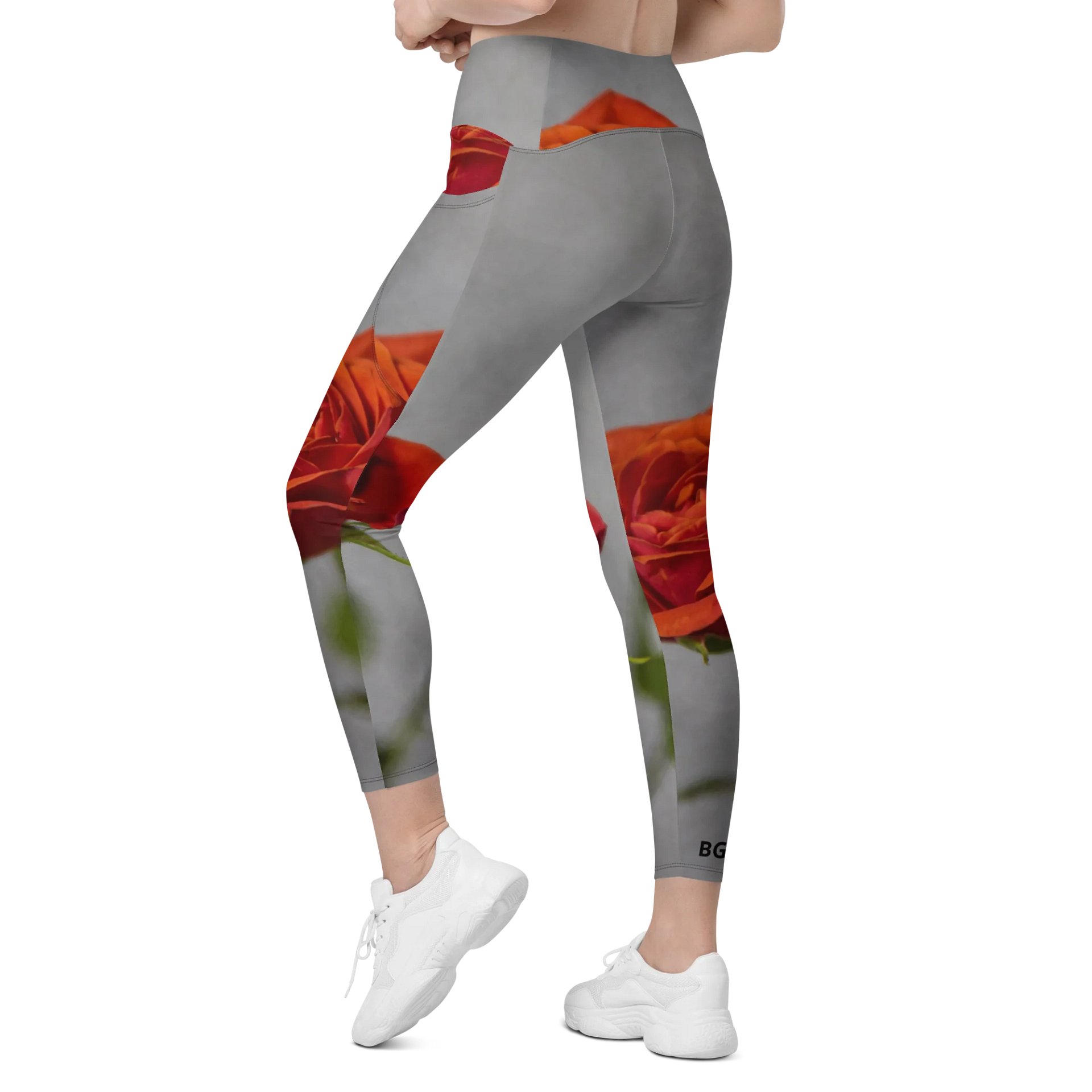 'Love Me' Crossover Leggings with Pockets product image (7)