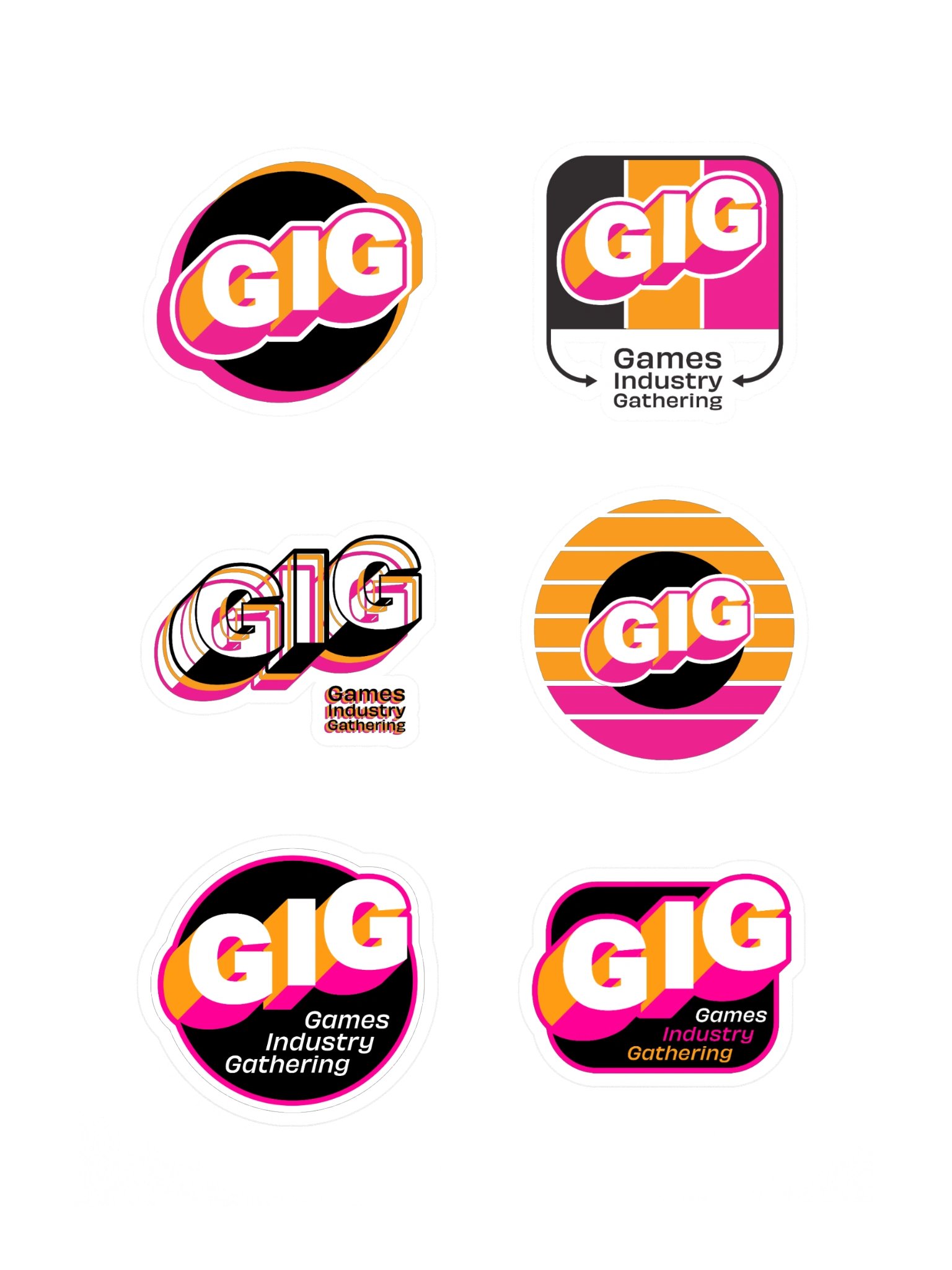 GIG Logo Sticker Set product image (3)