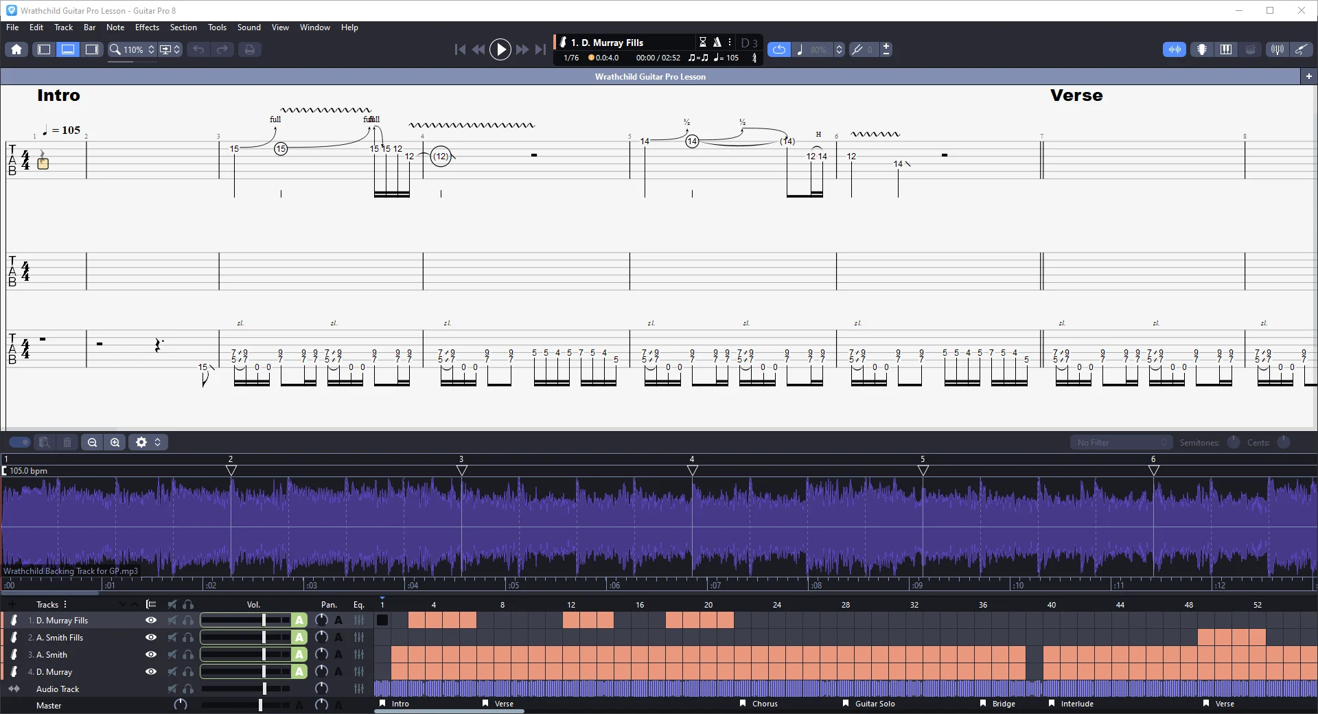 Wrathchild | PDF Tab + Guitar Pro | Iron Maiden product image (3)