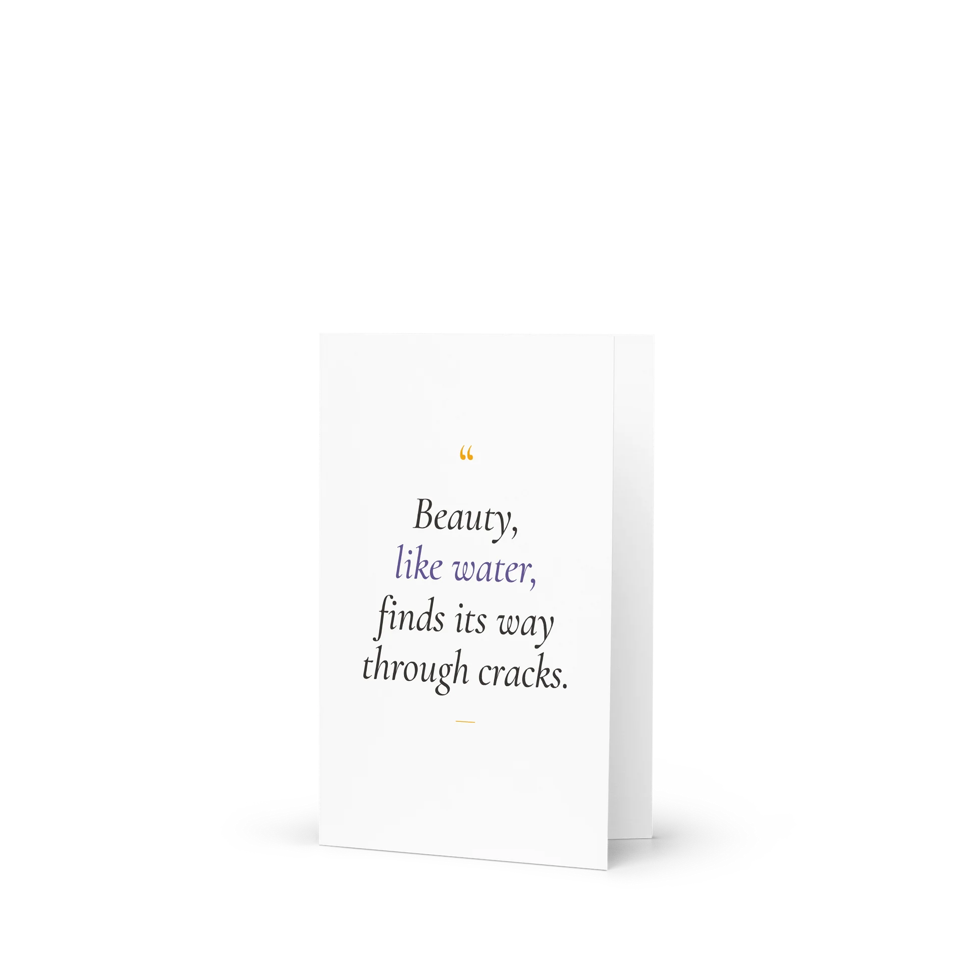Beauty Finds Its Way Greeting Card product image (1)