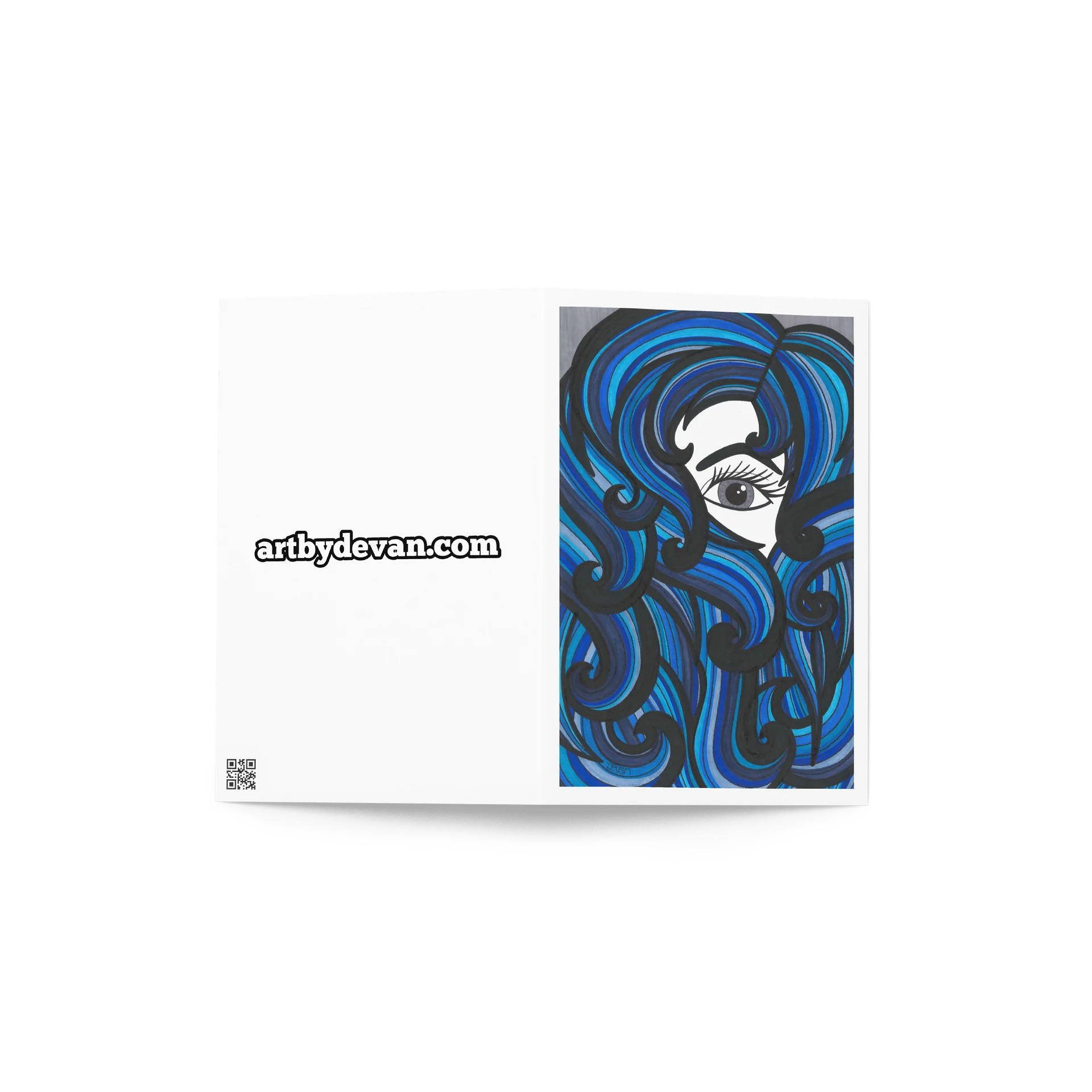 Art Card: Lady Blue product image (2)