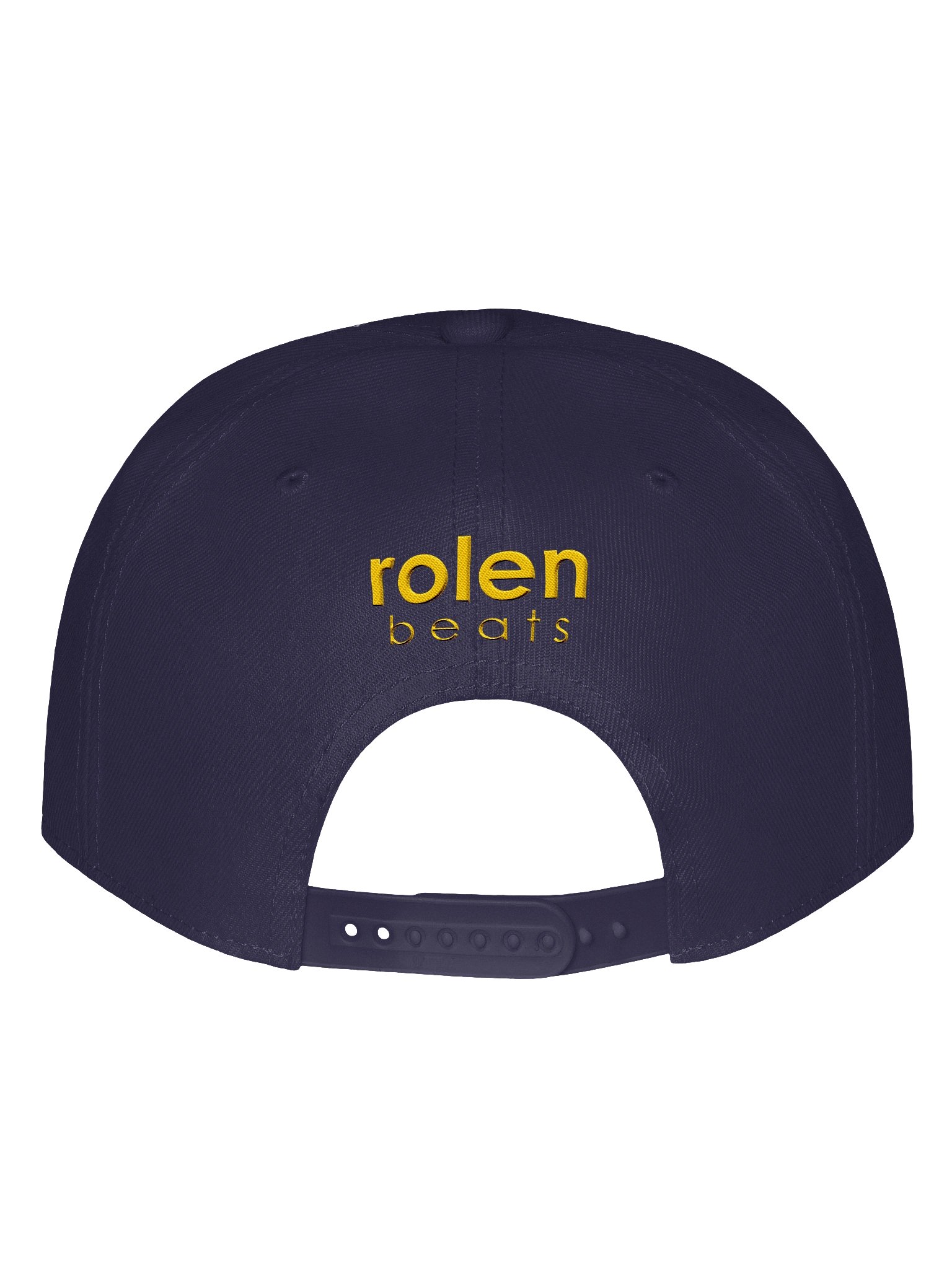 Flat Bill Rolen Beats Icon Split Script Hat – Yellow Split Vert Logo product image (34)