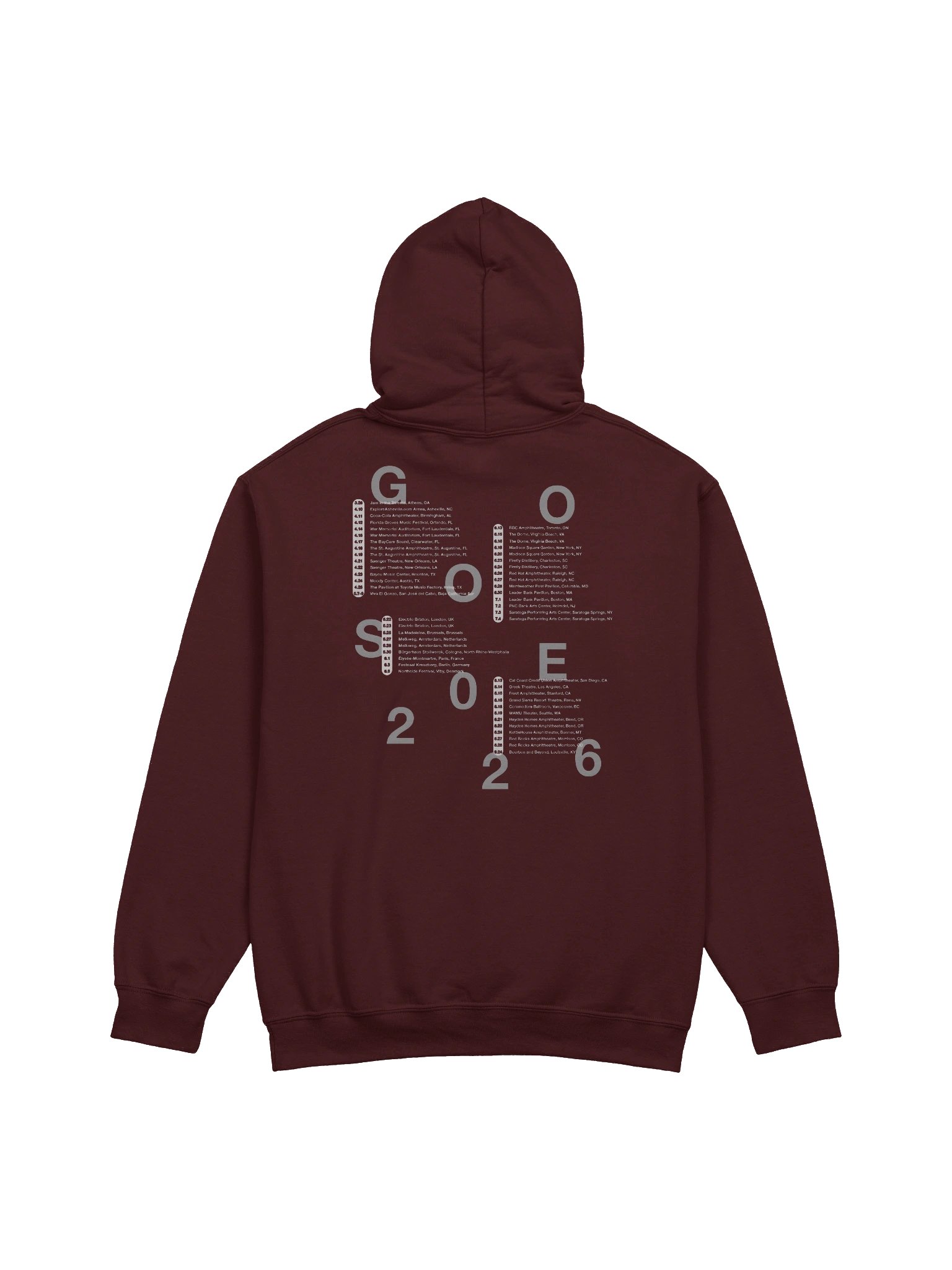 Goose Tour 2026 Merch Hoodie product image (4)