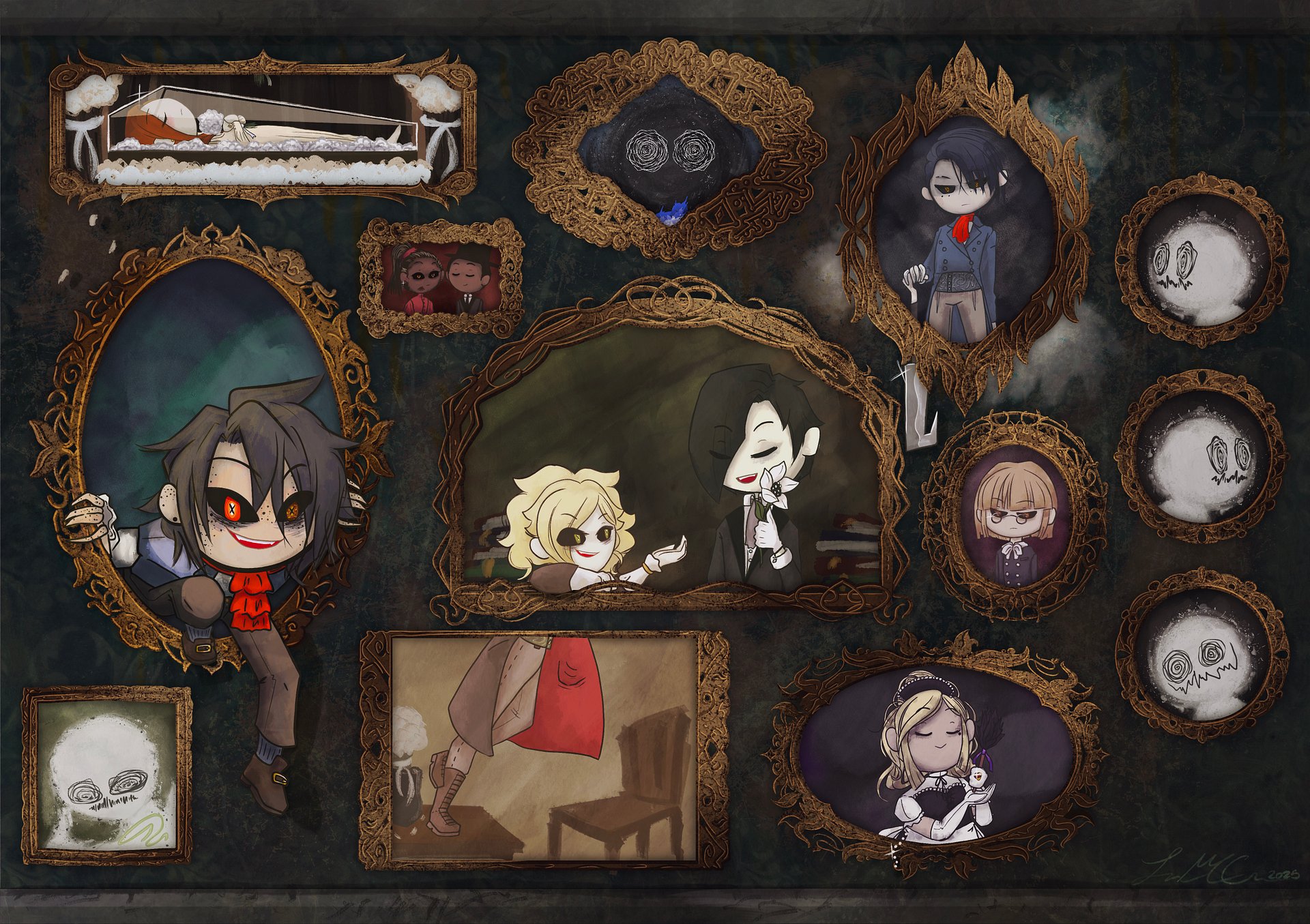 Haunted Portrait Gallery Print product image (1)