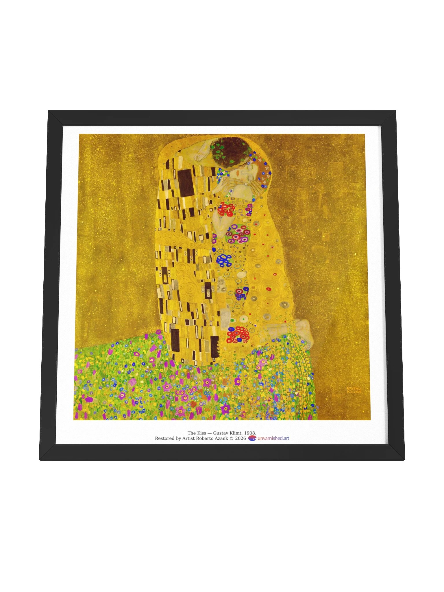 The Kiss — Framed Matte Poster product image (4)