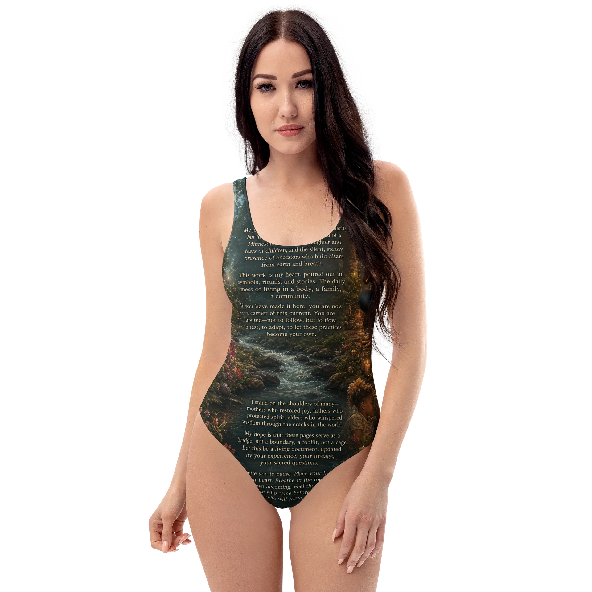 Sacred Flow All-Over Print Swimsuit product image (1)