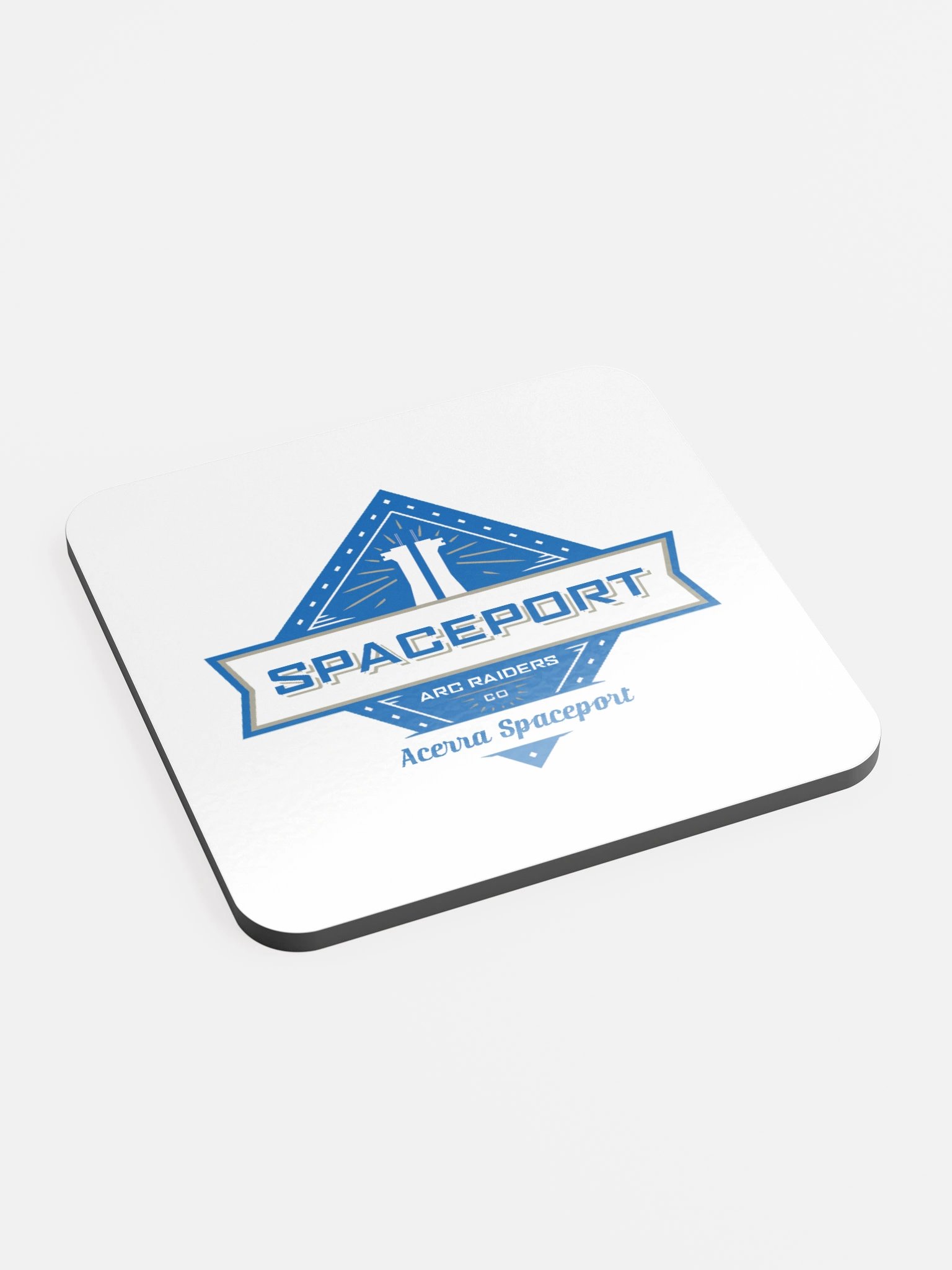 Spaceport Glossed Cork Coaster product image (2)