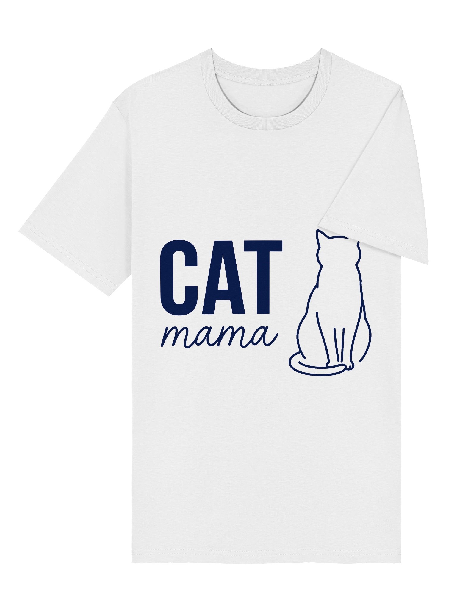 Cat Mama Silhouette T-Shirt product image (3)