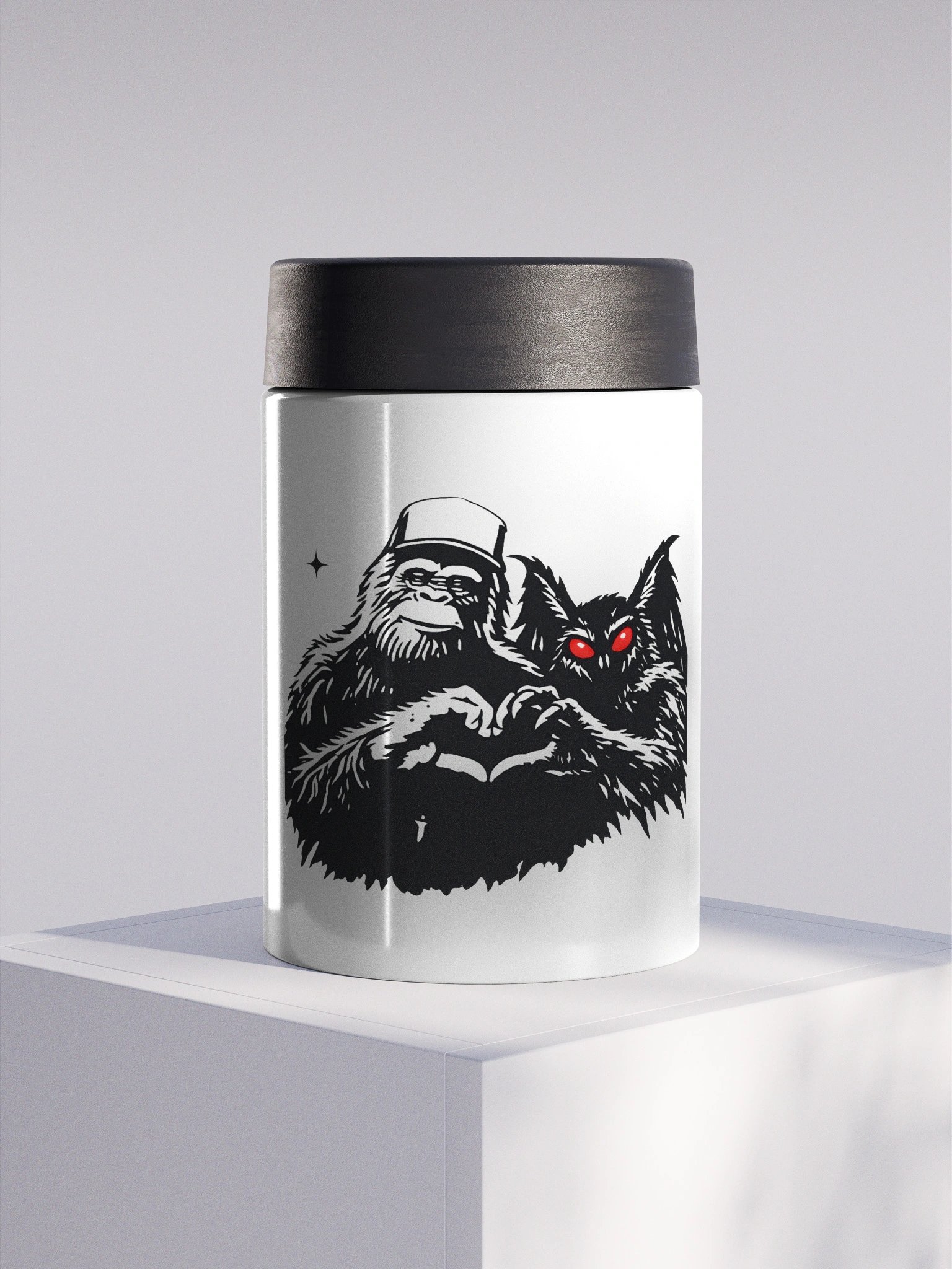 CRYPTID BESTIES STAINLESS STEEL KOOZIE product image (1)