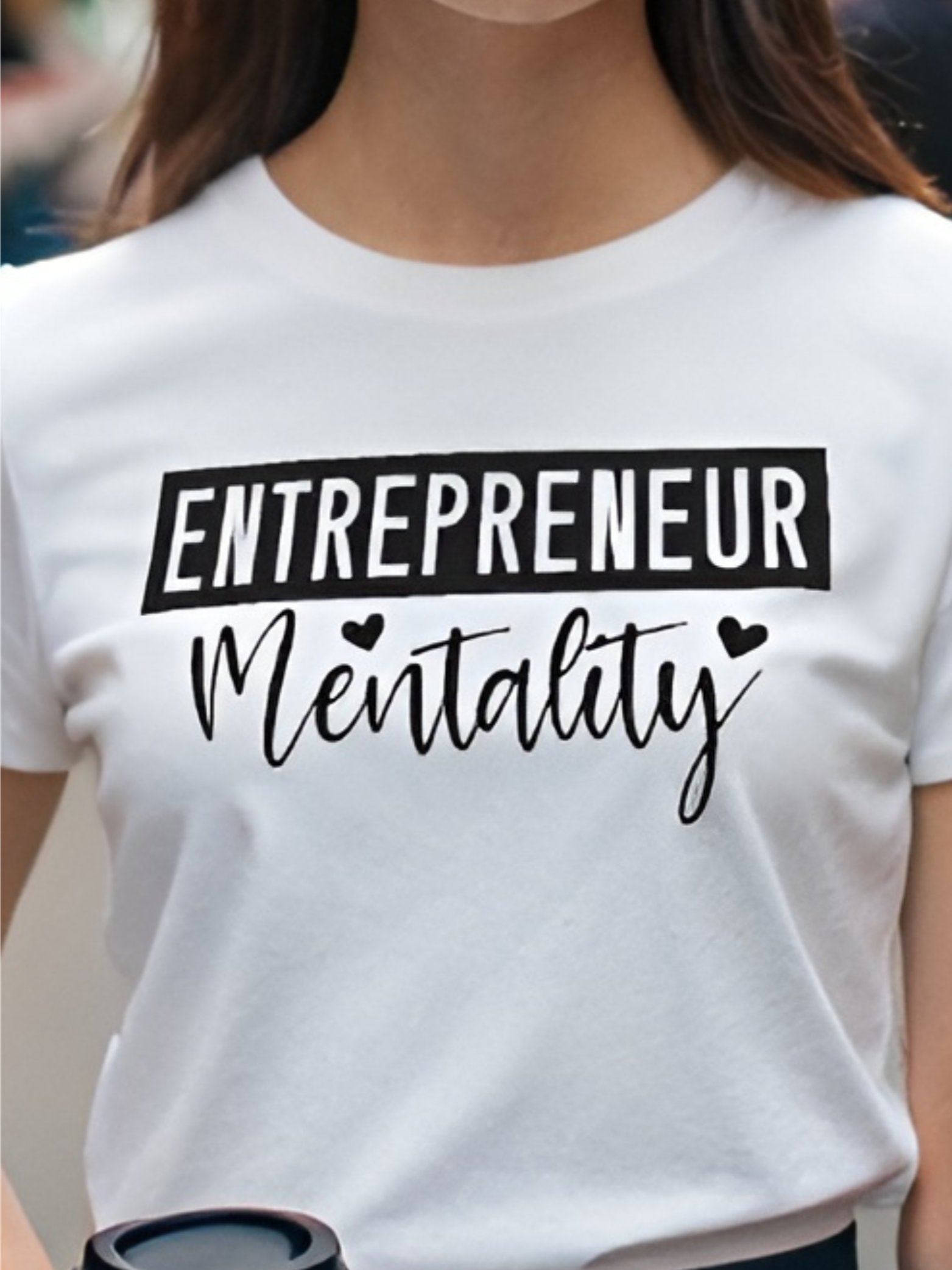 Entrepreneur Mentality - Women's White T-Shirt product image (1)