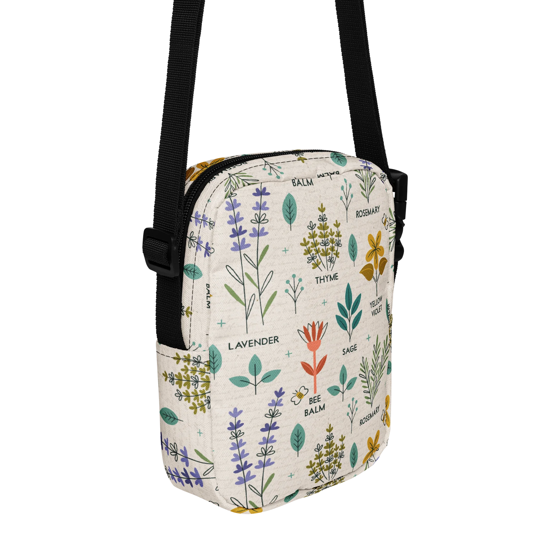 Retro Herbarium Botanicals All-Over Crossbody Bag product image (3)