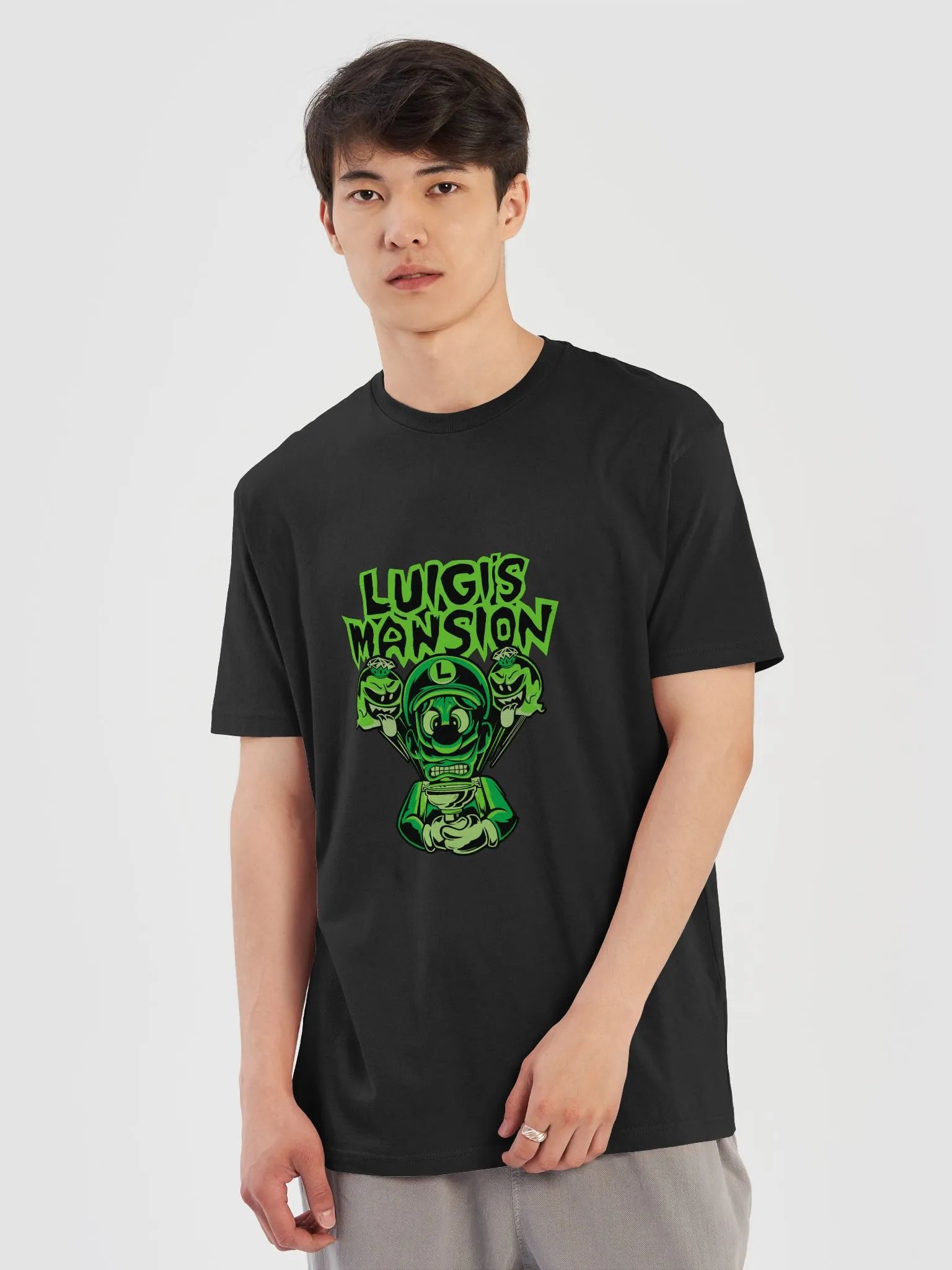 Luigi's Mansion plain shirt product image (5)