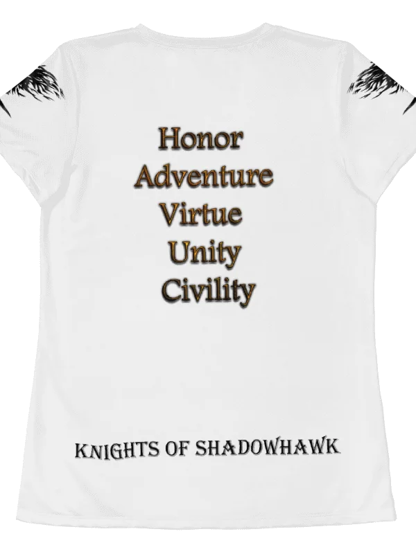 KoS - Women's Athletic T-Shirt (White) product image (2)