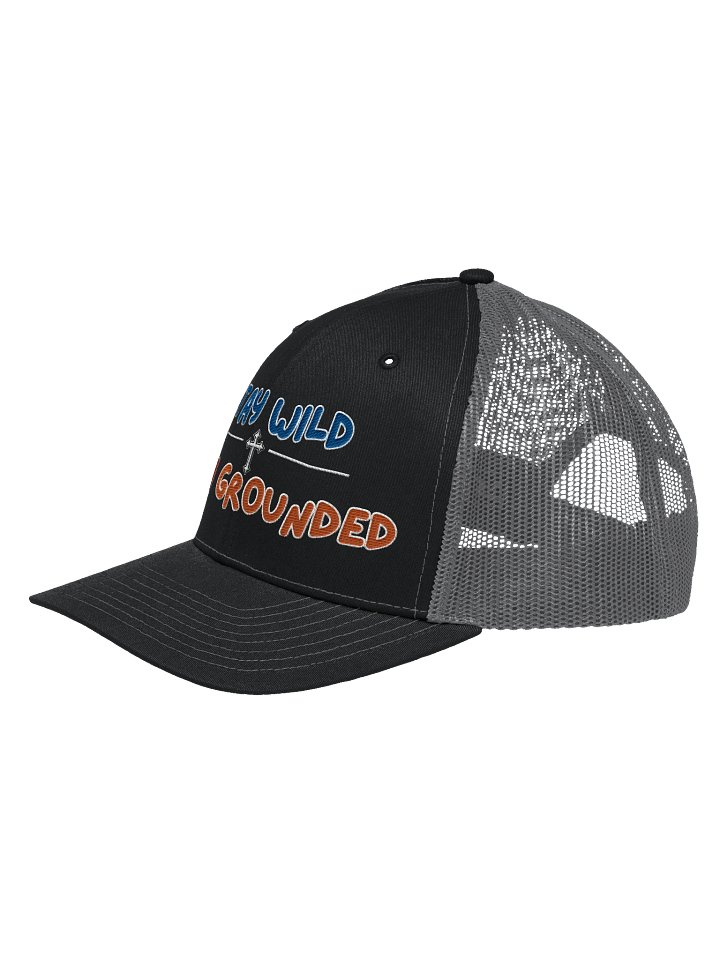Stay Wild Stay Grounded Trucker Hat product image (2)