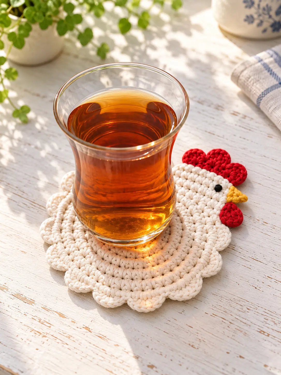 Chicken Coaster Crochet PDF Pattern product image (2)