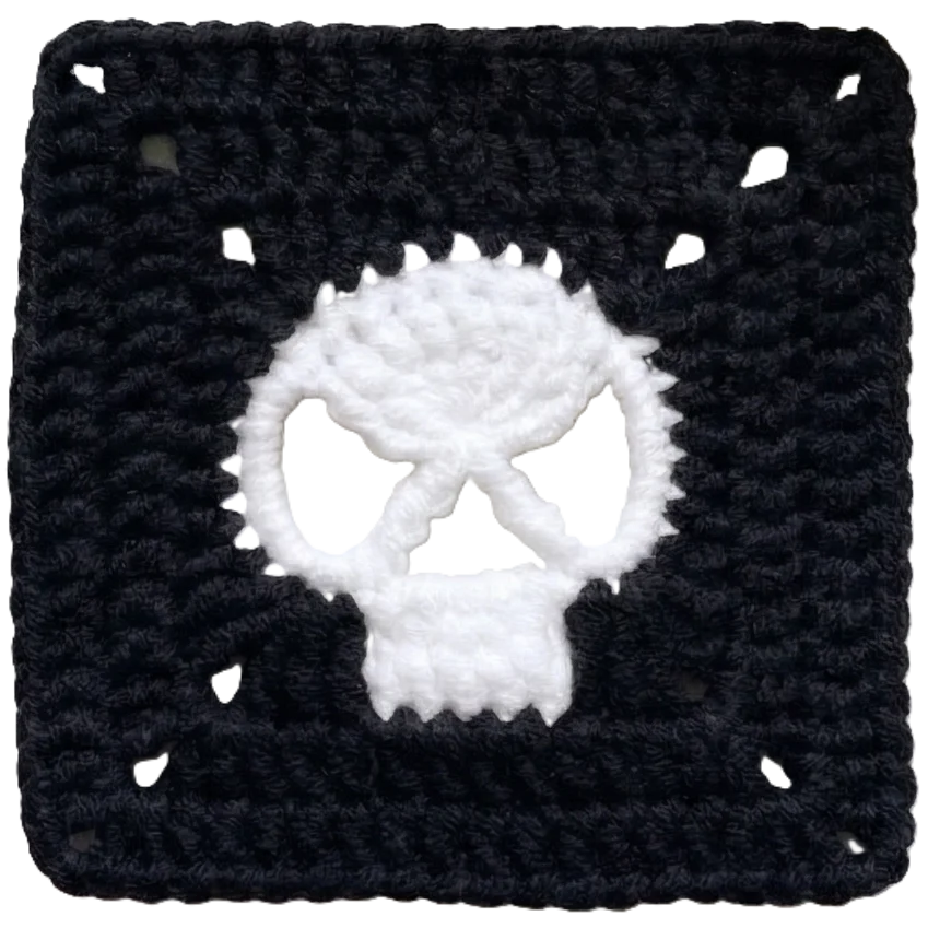 Skull Granny Square product image (1)