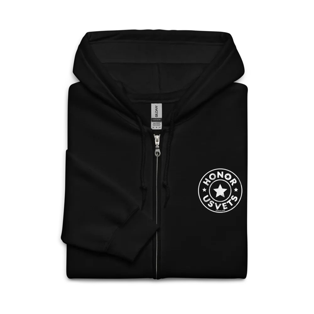 HONORUSVETS - STAR ZIP HOODIE product image (3)