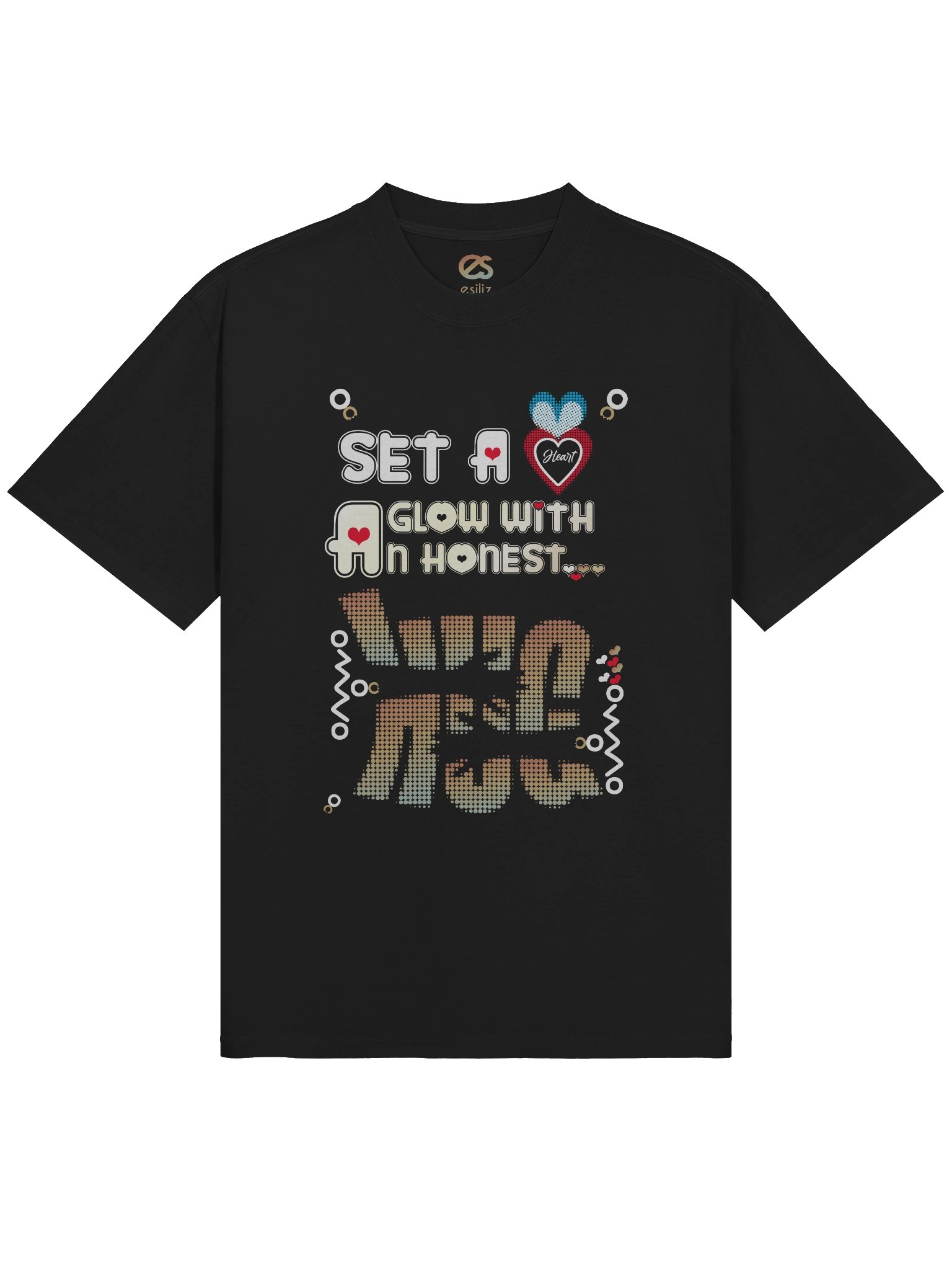 esiliz Set AGLOW ! Retro T-Shirt product image (5)