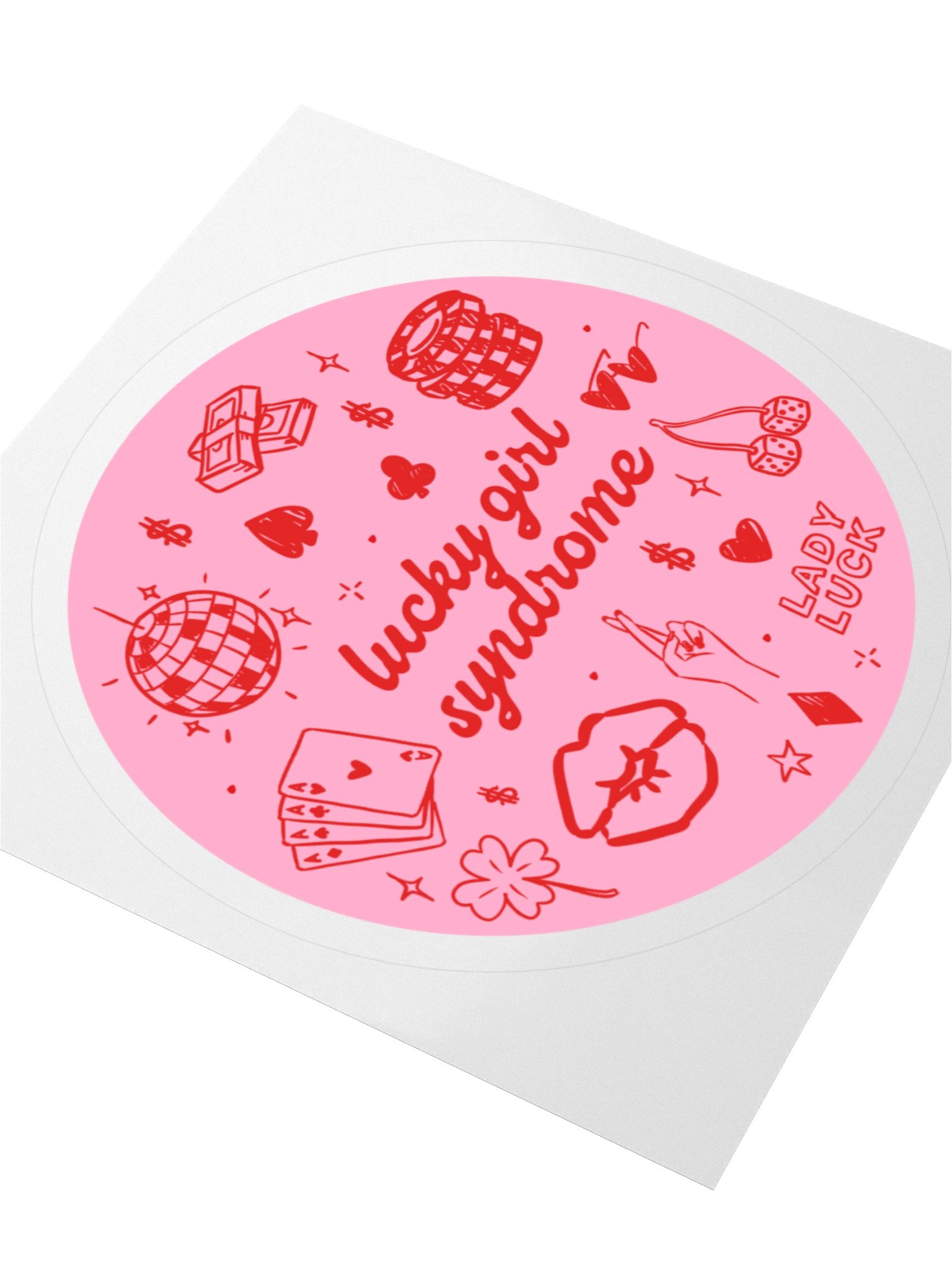 'Lucky Girl Syndrome' Sticker product image (3)