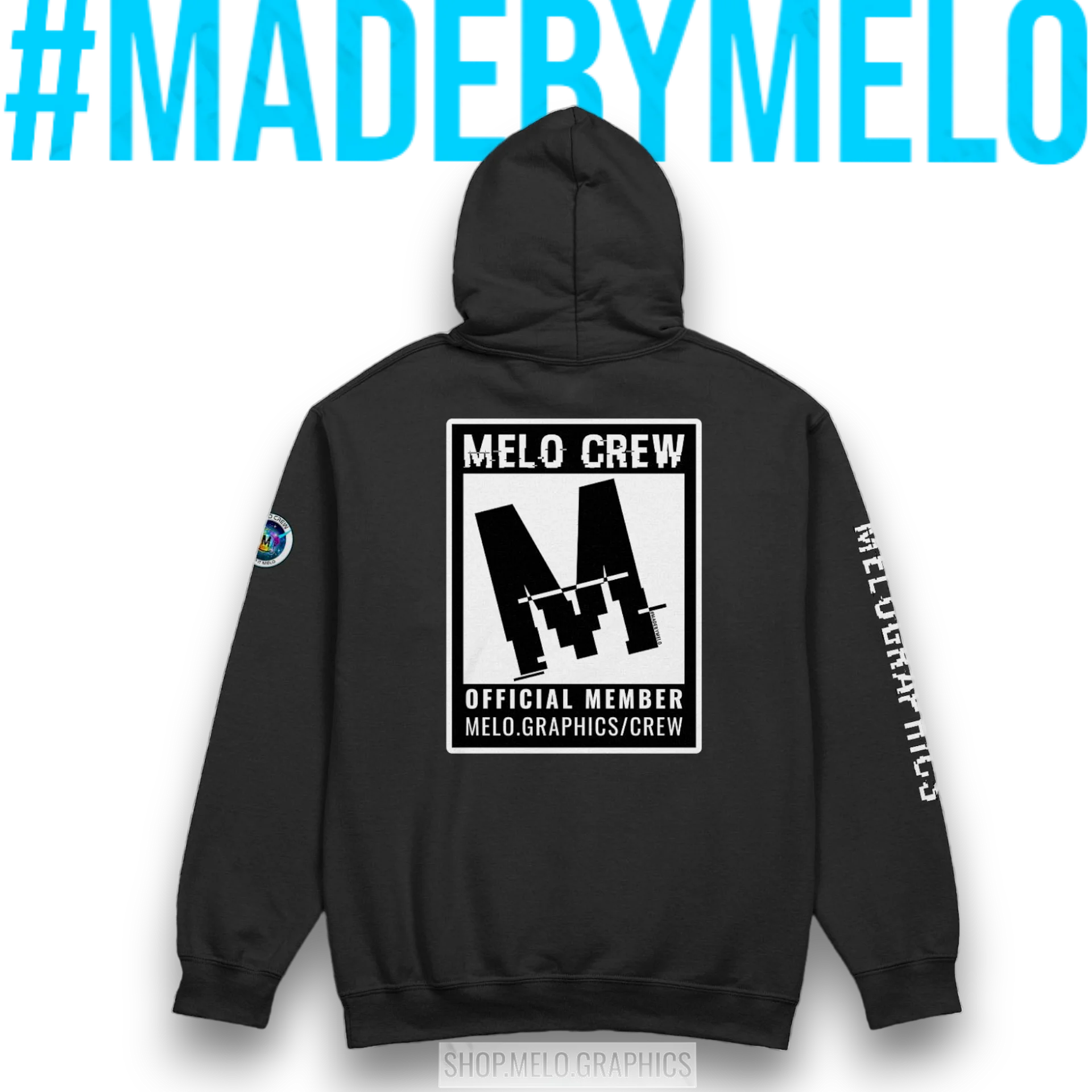 #MeloCrew Vibes: Duotone - Premium Hoodie | #MadeByMELO product image (5)