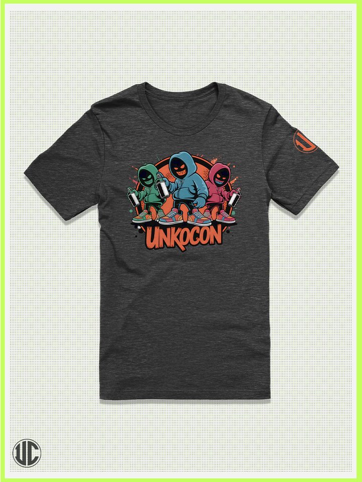 UnkoCon Graff Enthusiast – Spray Can Crew Graphic Tee product image (1)