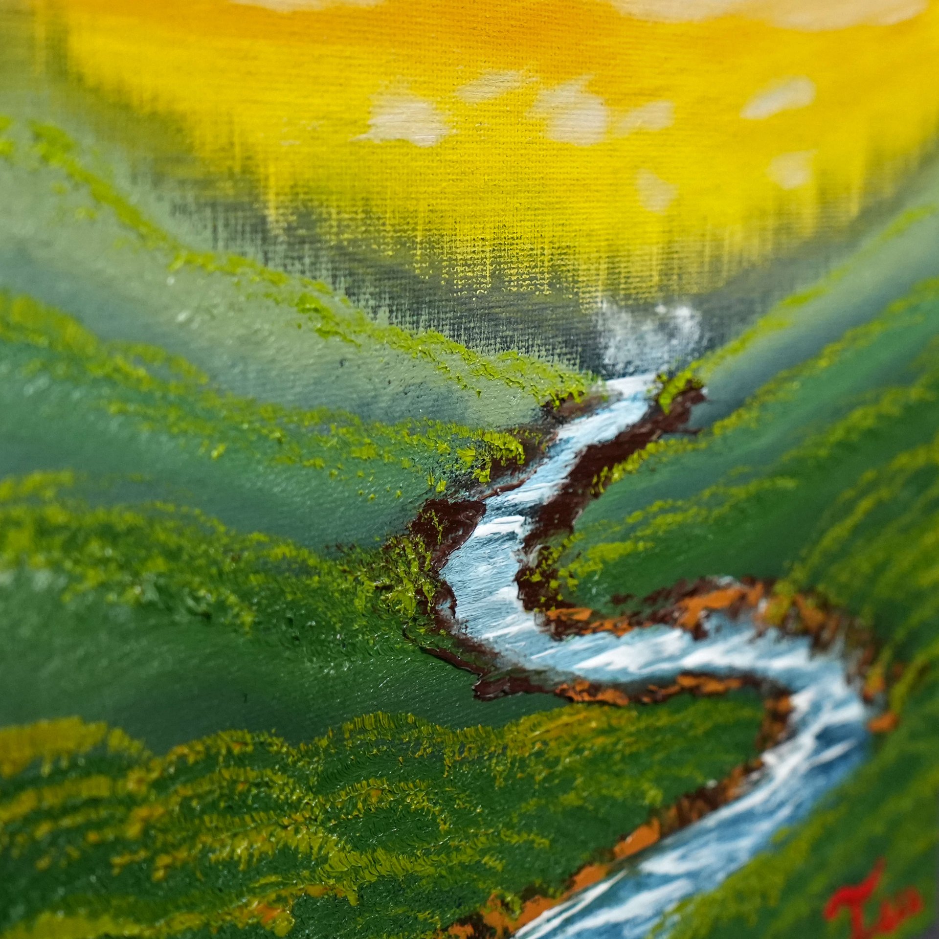 The Mornings Brook (Original) 10x12 Canvas product image (3)