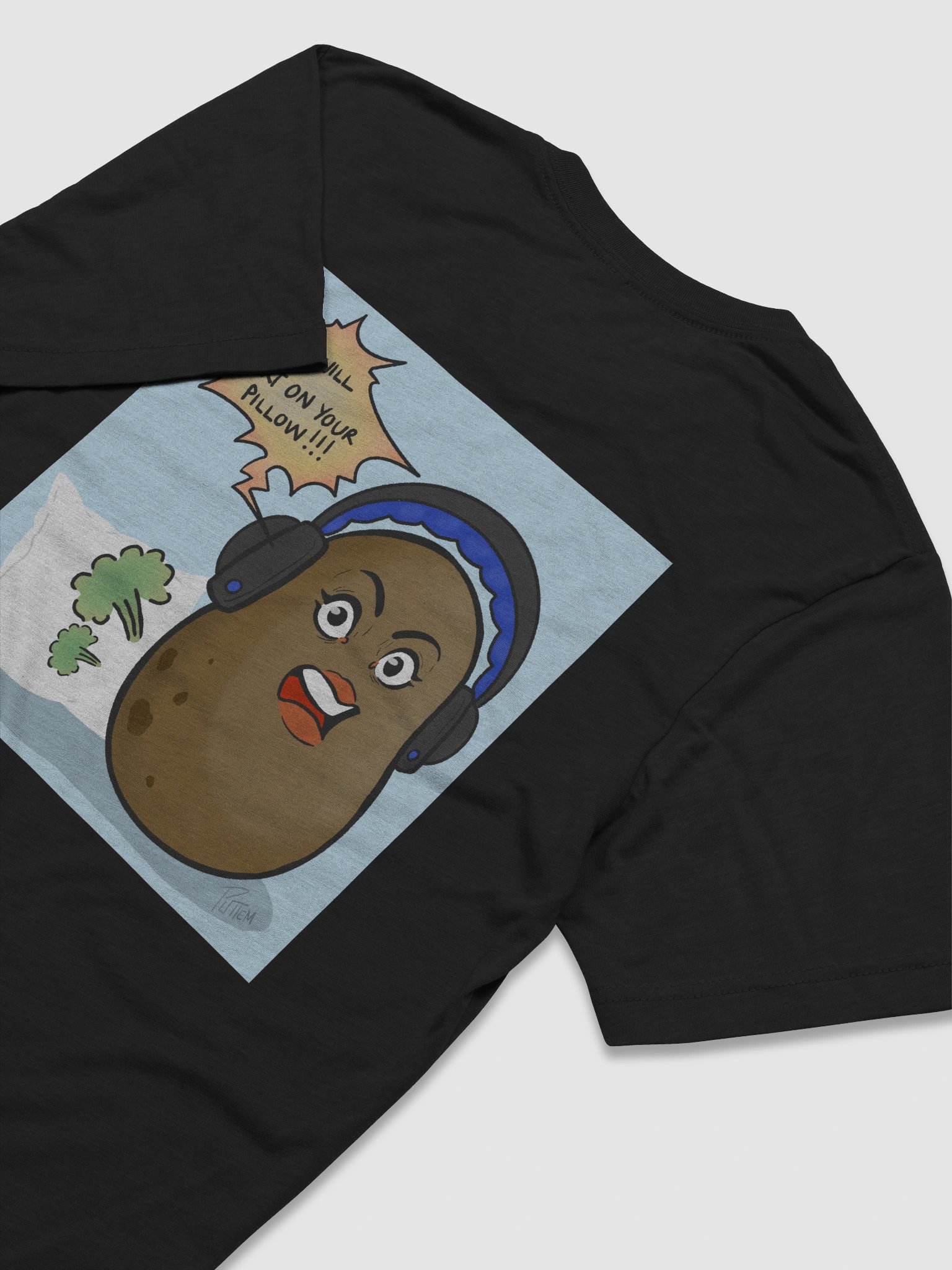 Potato Panda T-Shirt Back/Front Design (Multiple Colors) product image (7)