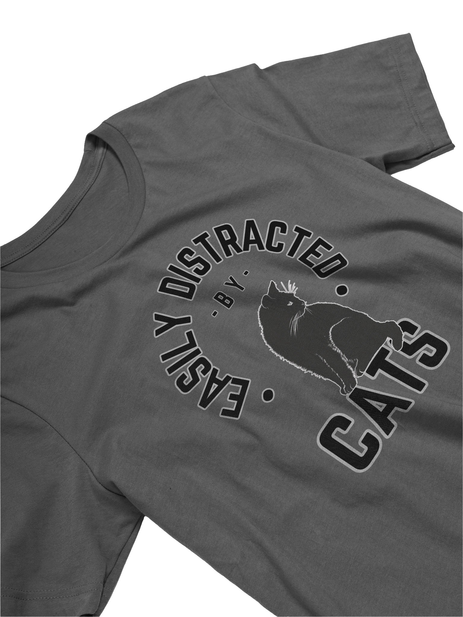 Easily Distracted by Cats T-Shirt product image (4)