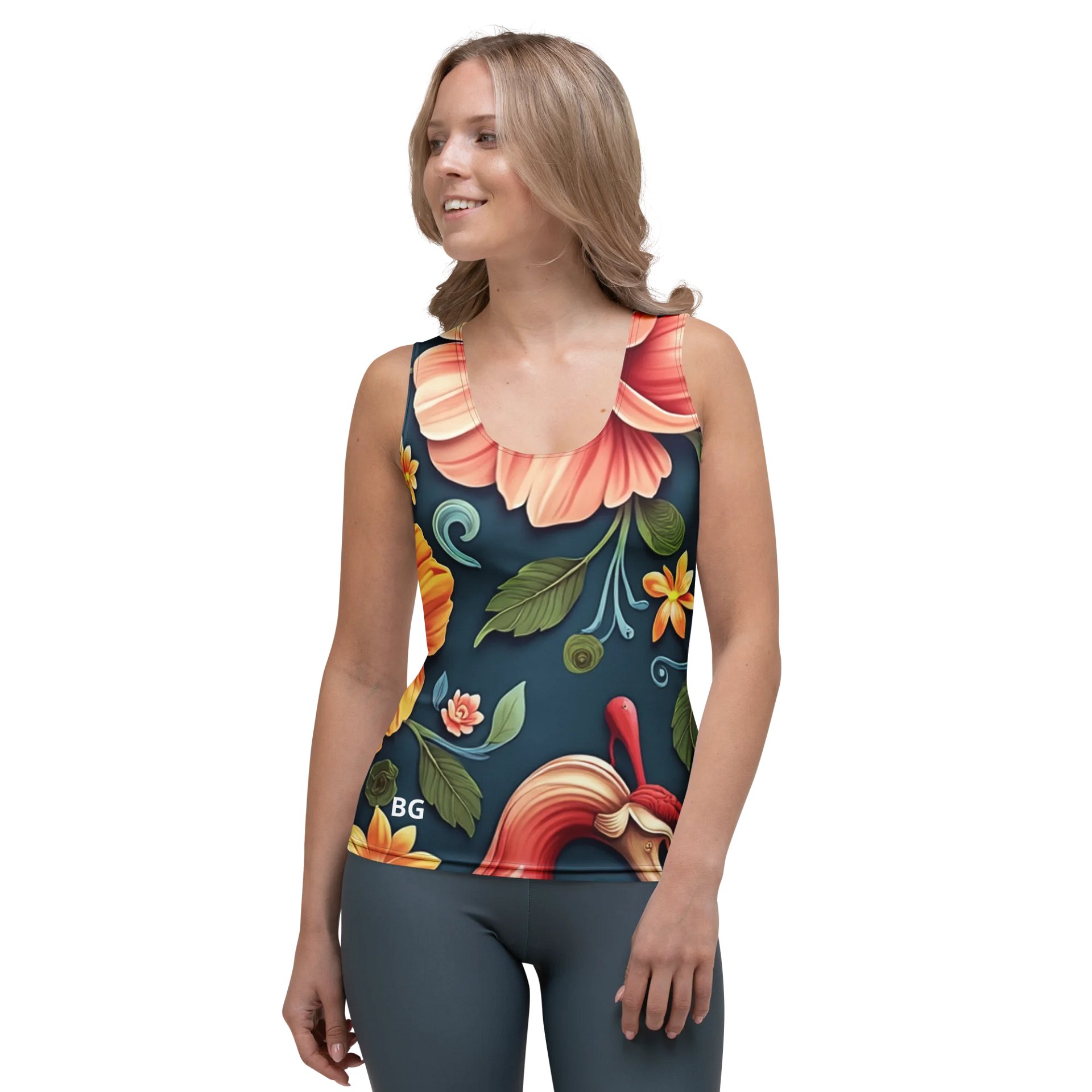 Barry Grady 'Floral Fiesta' All-Over Print Tank Top product image (1)