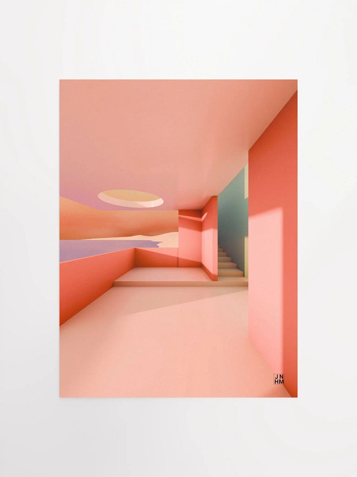 Architectural Landscape - Summer Pastel 01 12"x16" Frameless product image (1)