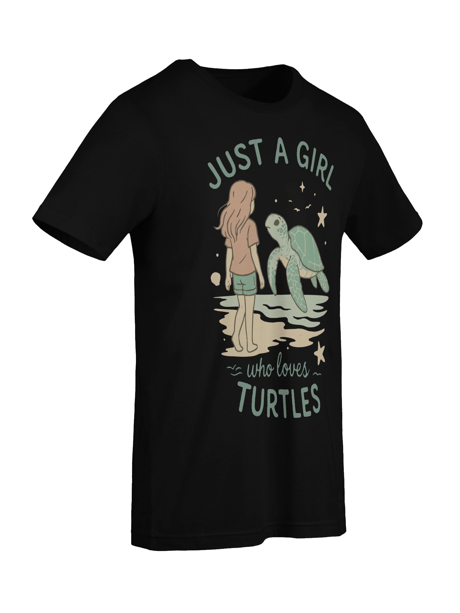 Turtle Love - Just a Girl T-Shirt product image (91)