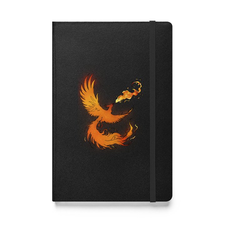 BurningPho3nix Hardcover Notebook product image (1)