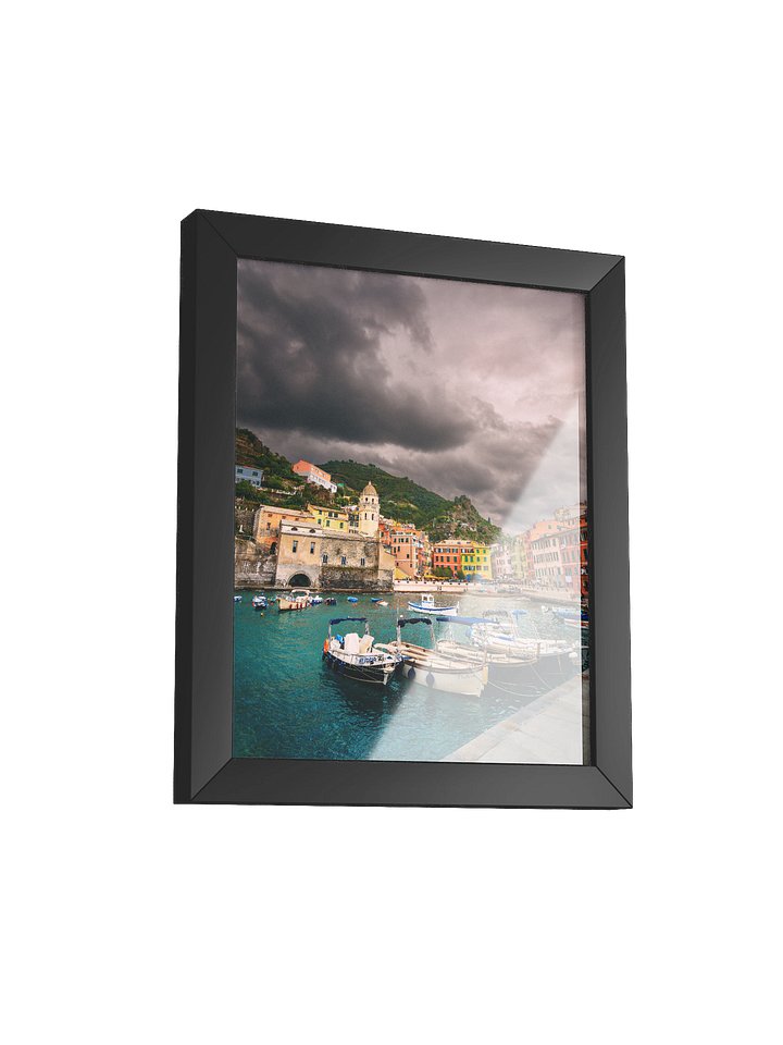 Coastal Colors of Vernazza, Cinque Terre, Italy Framed Matte Poster product image (2)