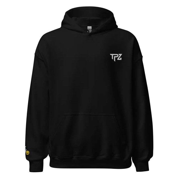 TPZ New Beginning (BLACK EMBROIDERED HOODIE) product image (1)