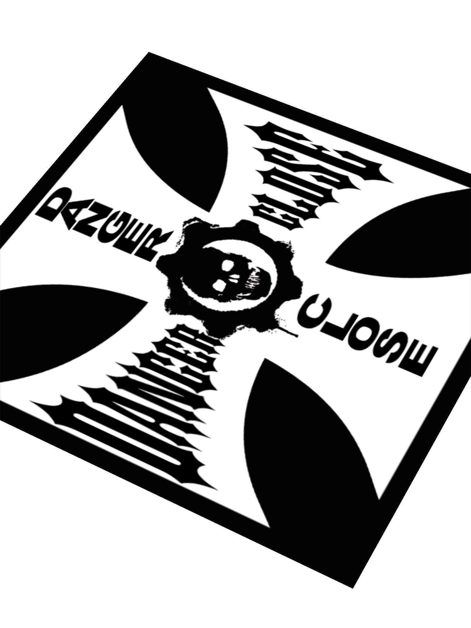 DANGER CLOSE IRON CROSS STICKERS product image (3)