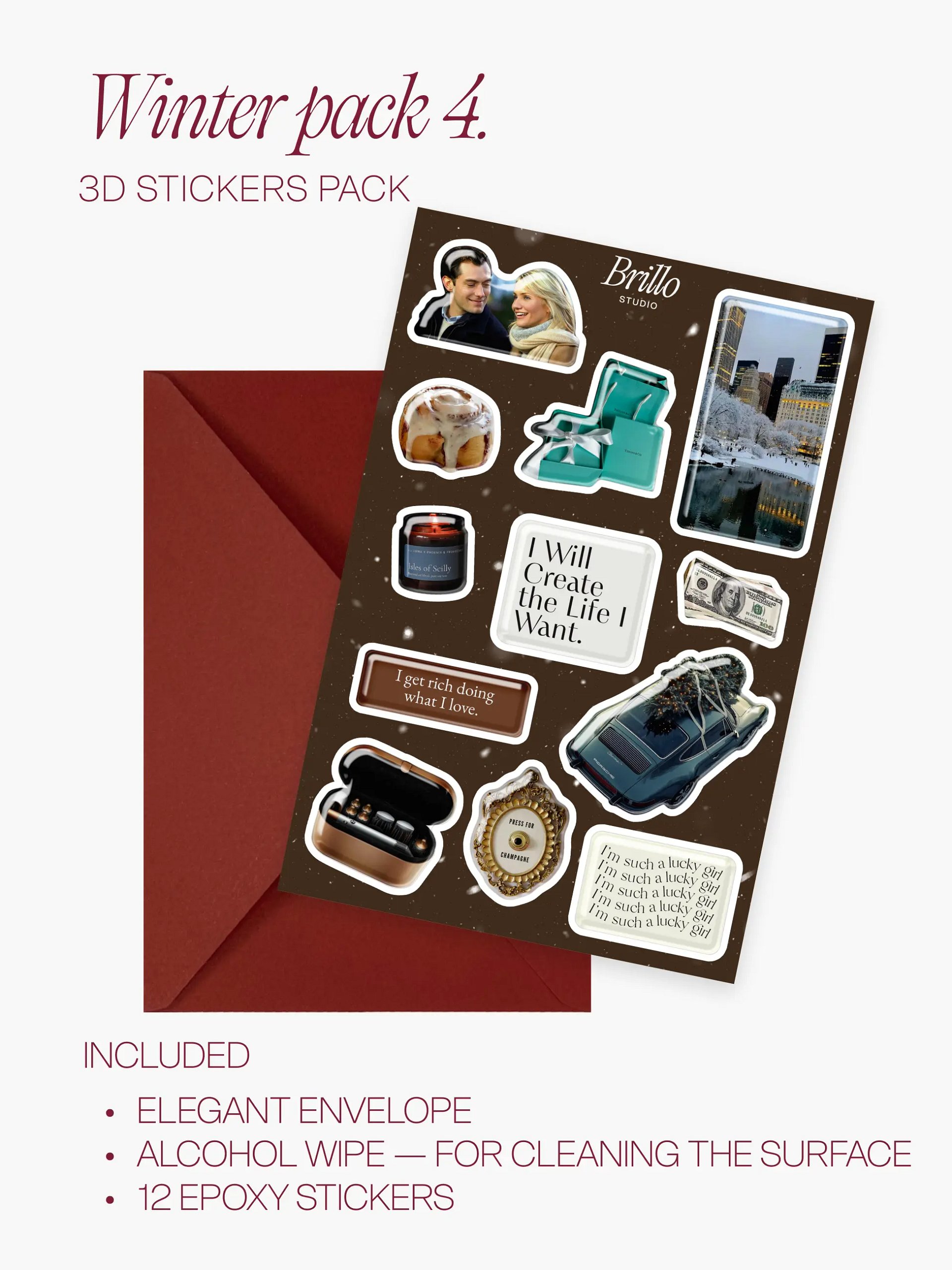 Christmas 3D Sticker Set #4 product image (4)