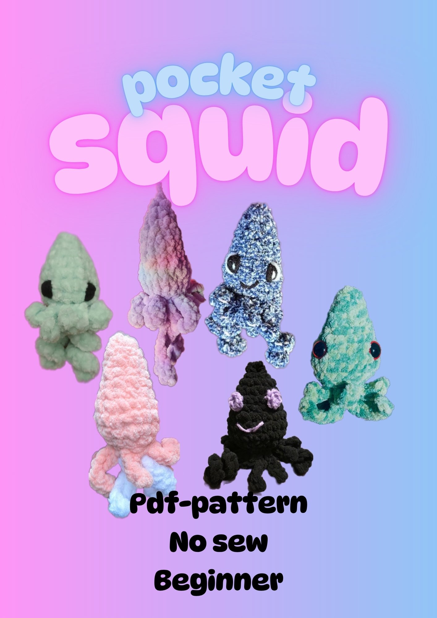 Pocket-squid pdf pattern US terms product image (1)