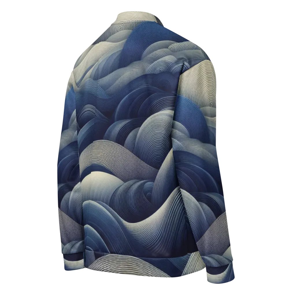 Men's Azure Wave-Print-5 Jacket product image (4)