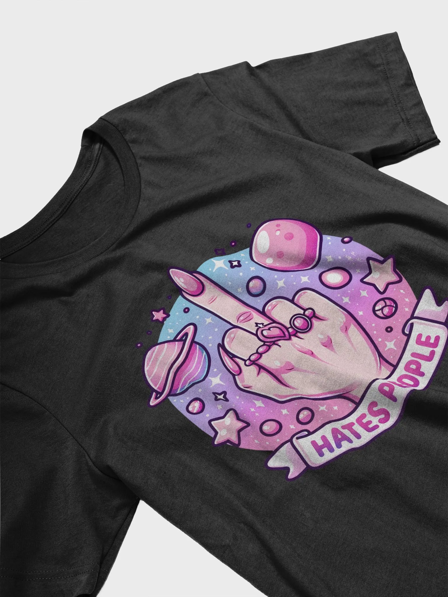 Galactic Rebellion Gesture T-Shirt product image (3)