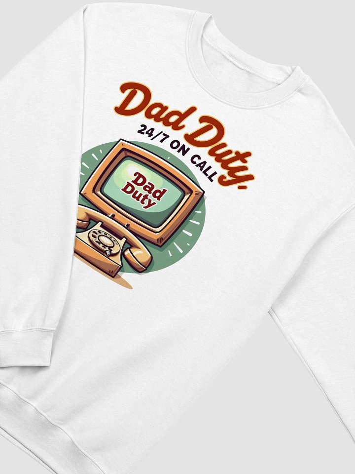 Retro Dad Duty 24/7 Sweatshirt product image (12)