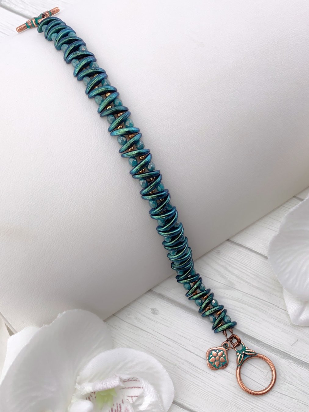 Beading Pattern - Classy Crescent Bracelet product image (5)