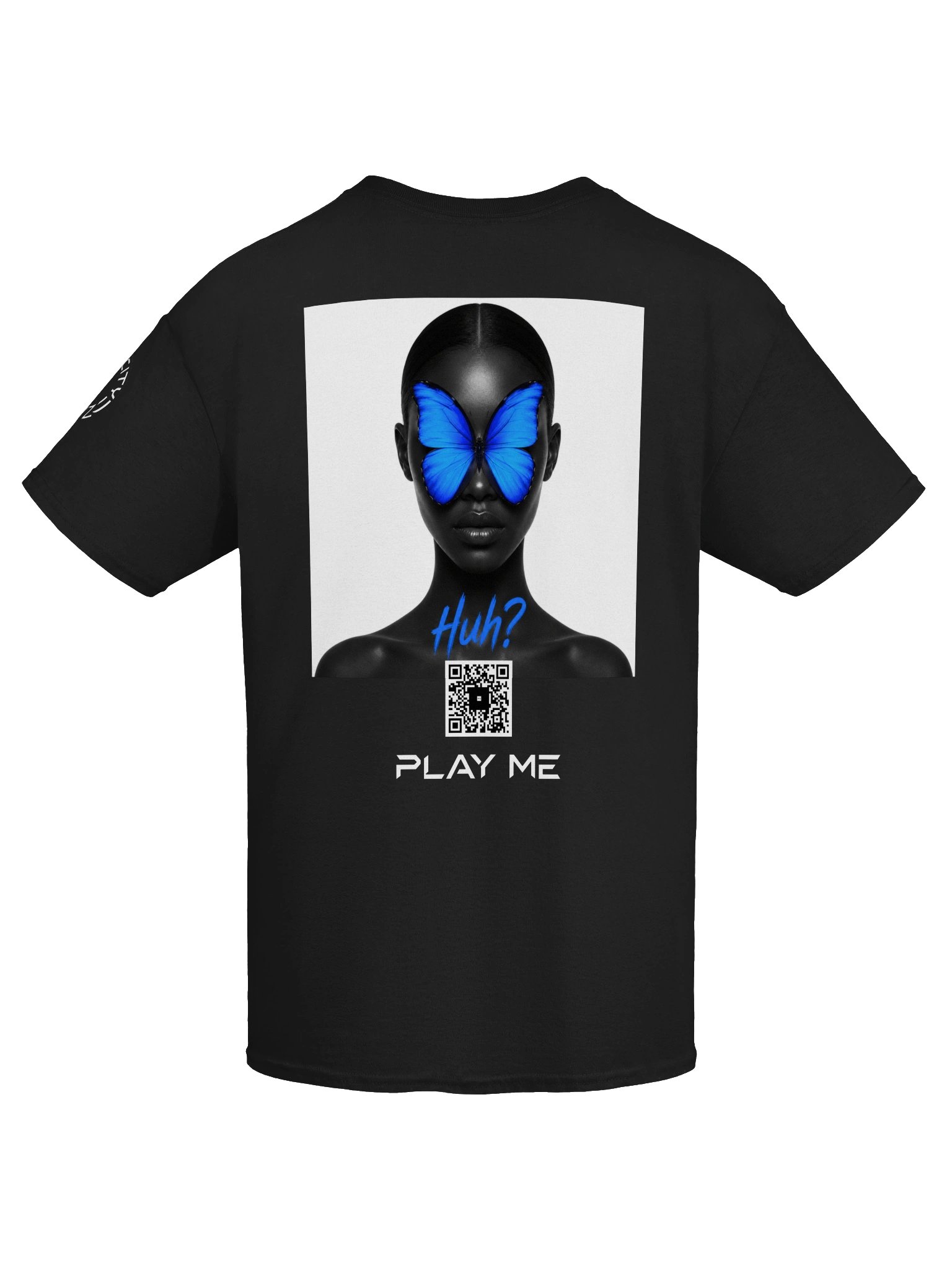 Huh? Scan Tee - Afro-Tech Art Shirt product image (2)