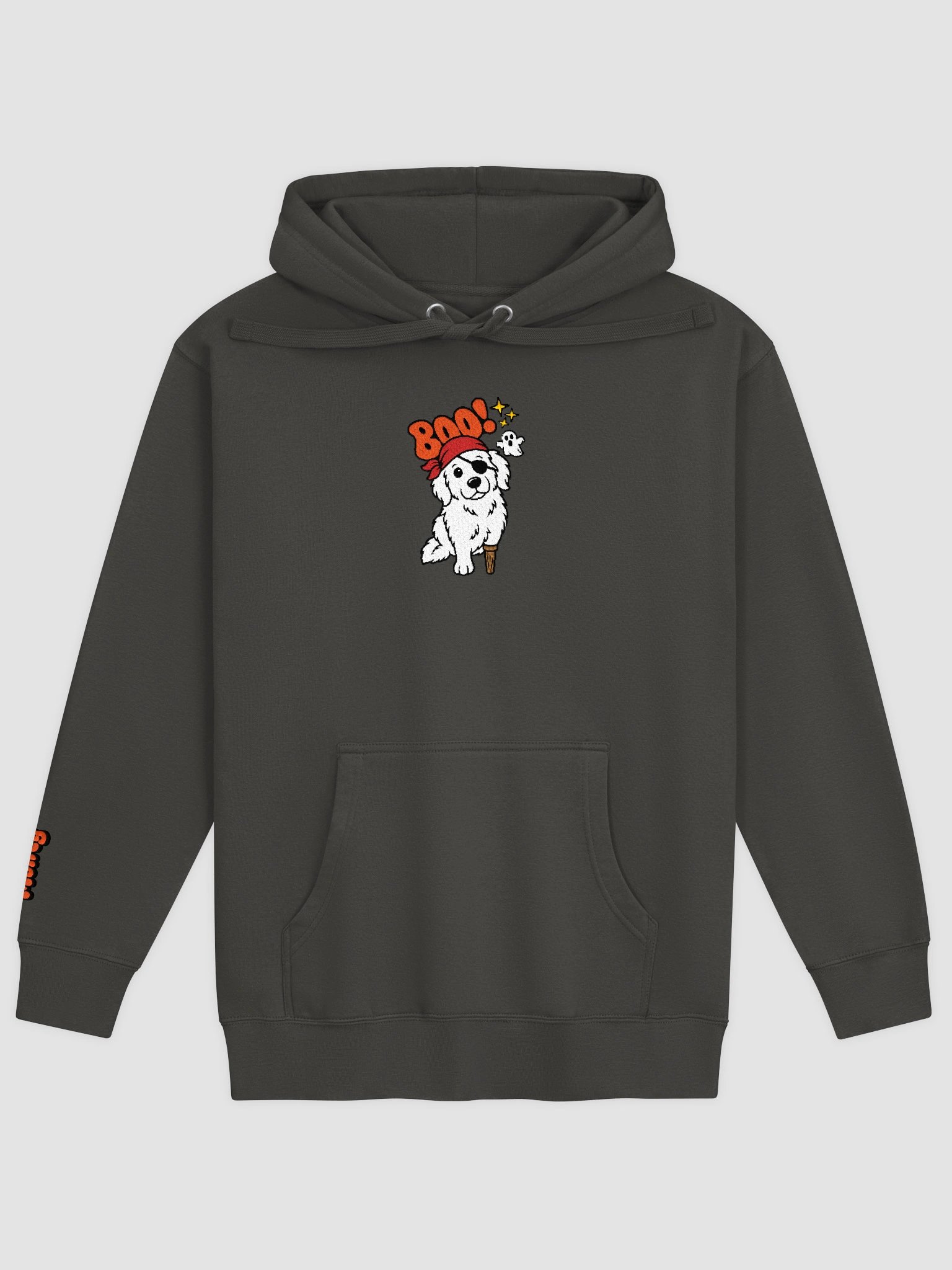 Custom Halloween Pet Embroidered Hoodie + Custom Sleeve Name product image (12)