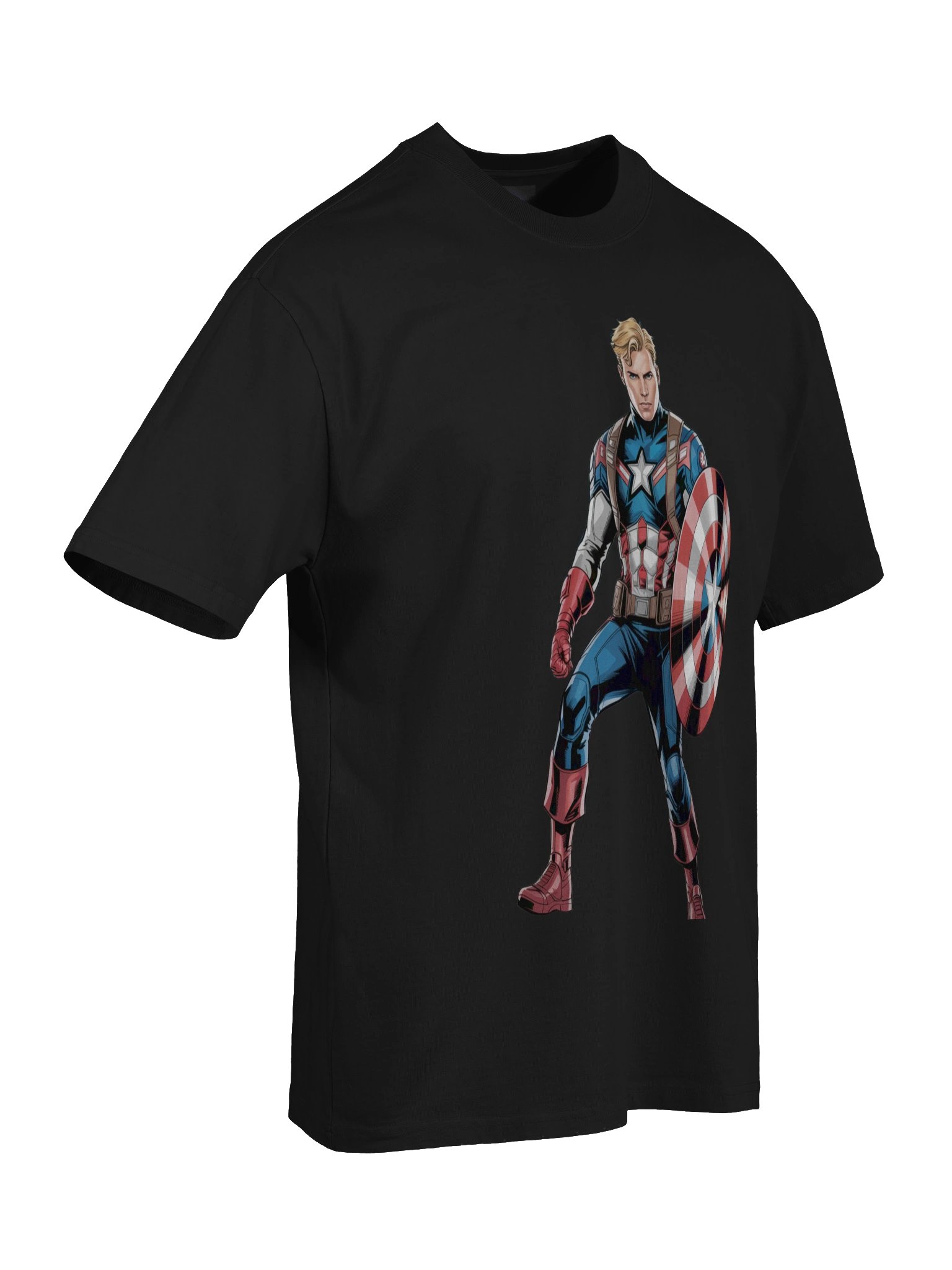 Eclipse Bastion: Captain America Faded Fortress Oversized T-Shirt product image (8)