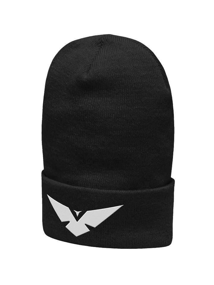 White Logo Cuffed Beanie product image (2)