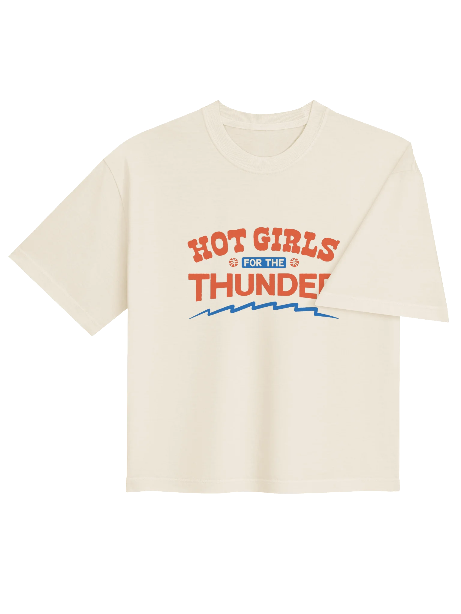 Hot Girls for the Thunder Women's Boxy Tee product image (12)