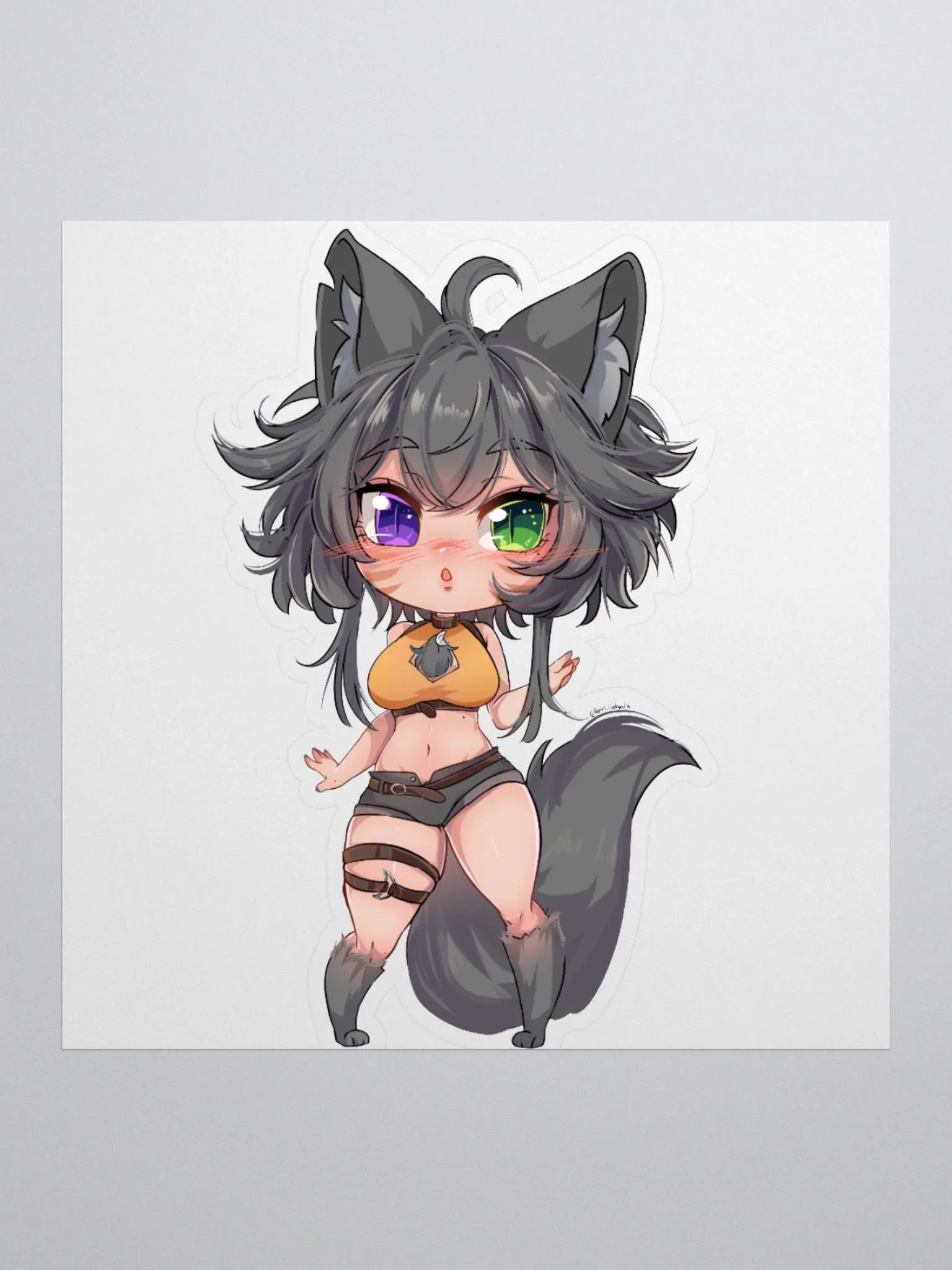 WolfcatRisi Thicc Sticker product image (1)