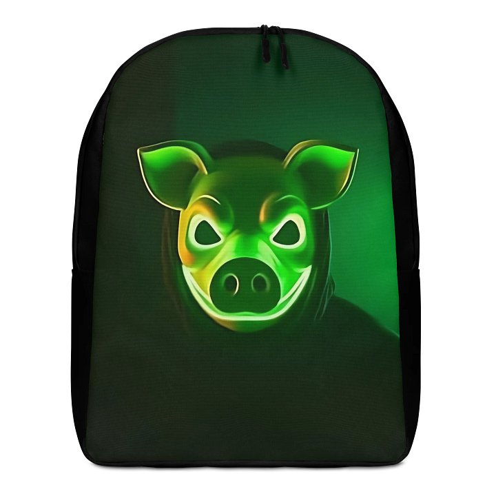 SlinderPigCamz Green Piggy Hacker BackPack product image (1)