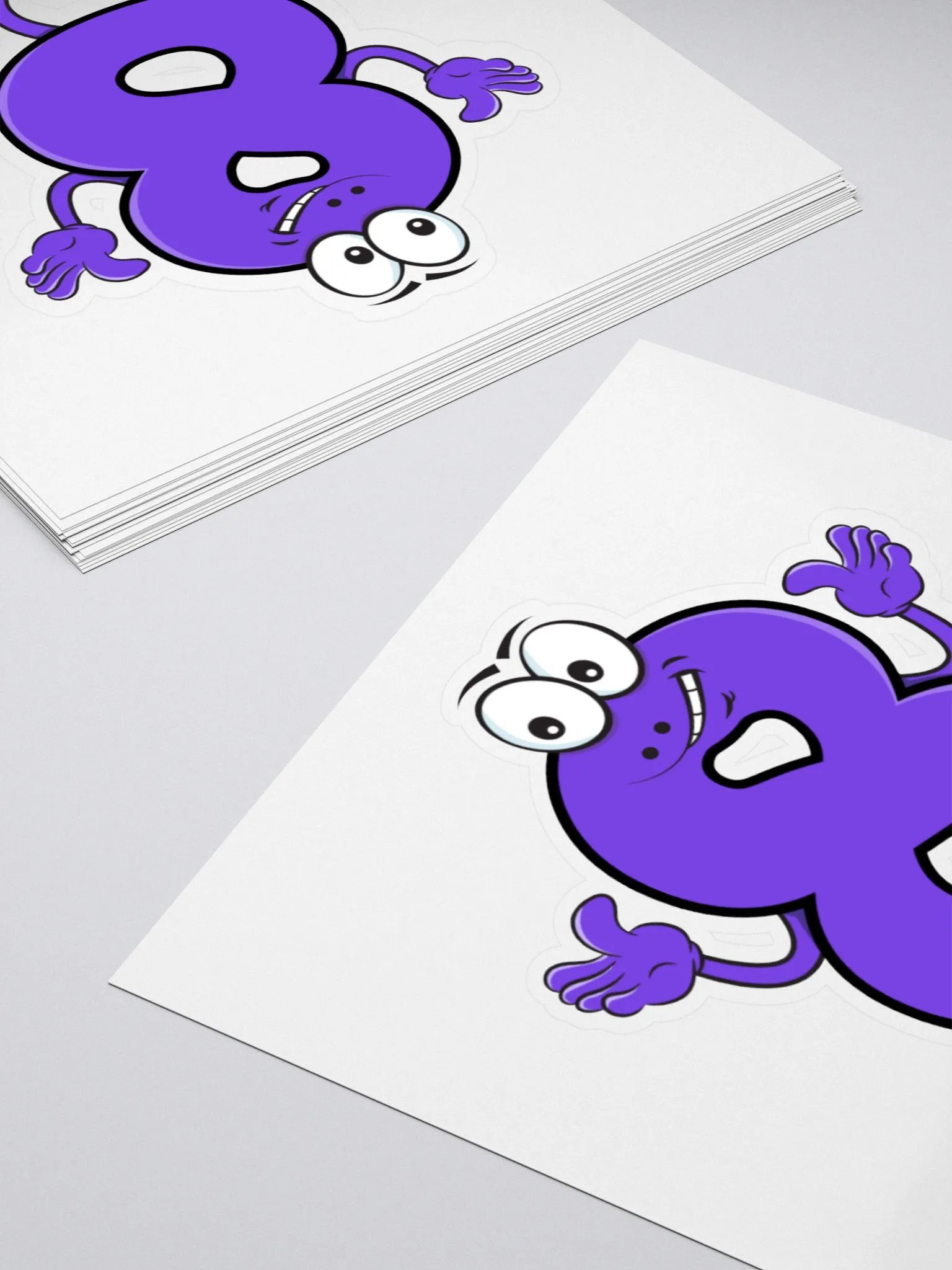 NUMBER 8 THUMBS-UP STICKER product image (10)
